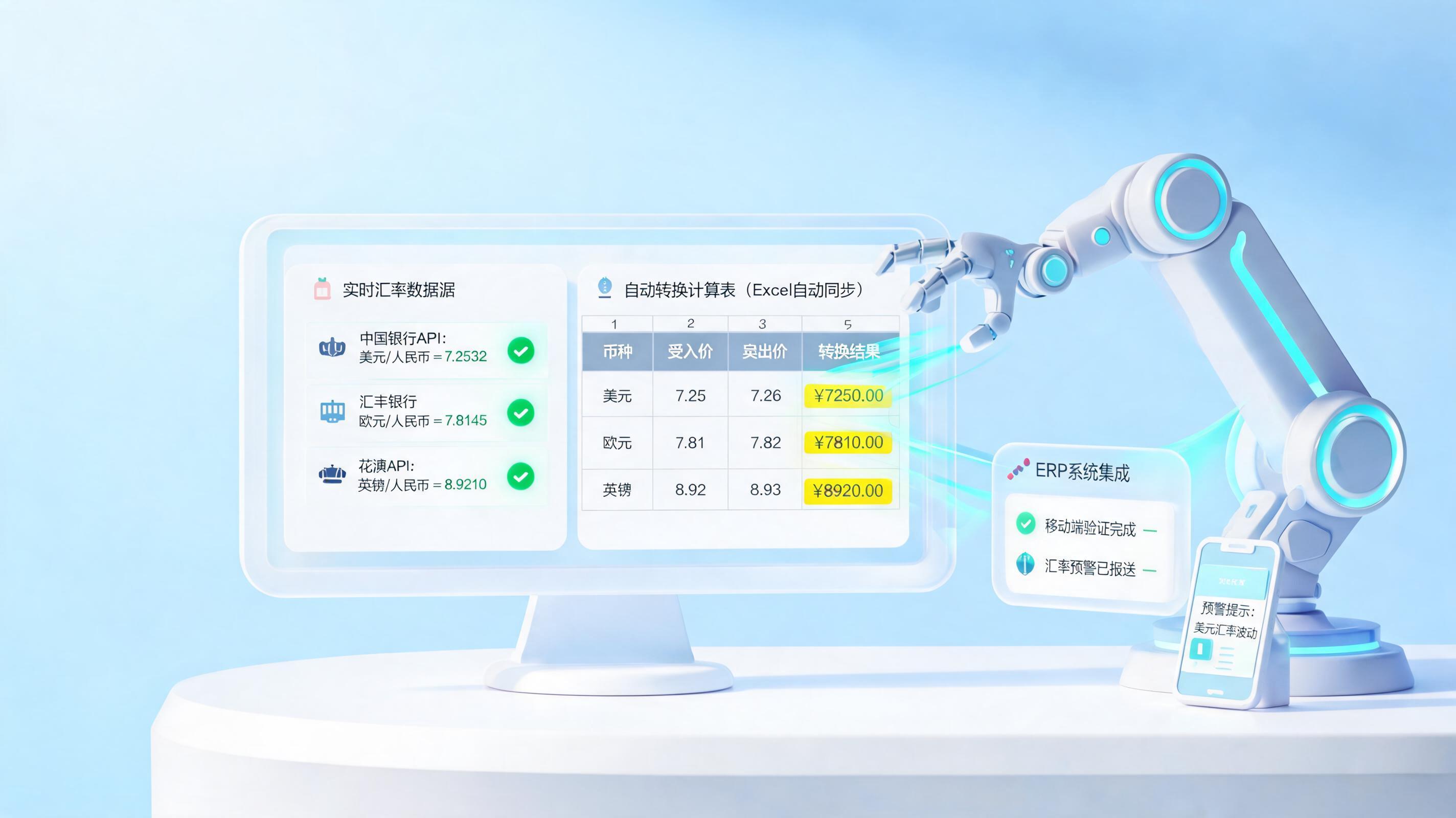 终结每月汇率计算噩梦：实在Agent如何实现全流程自动化？