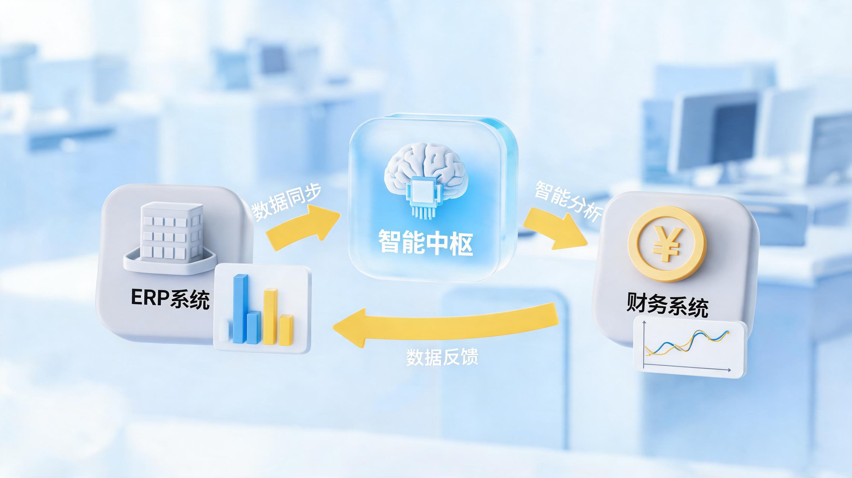 ERP和财务软件数据不通?三步打通企业数据孤岛