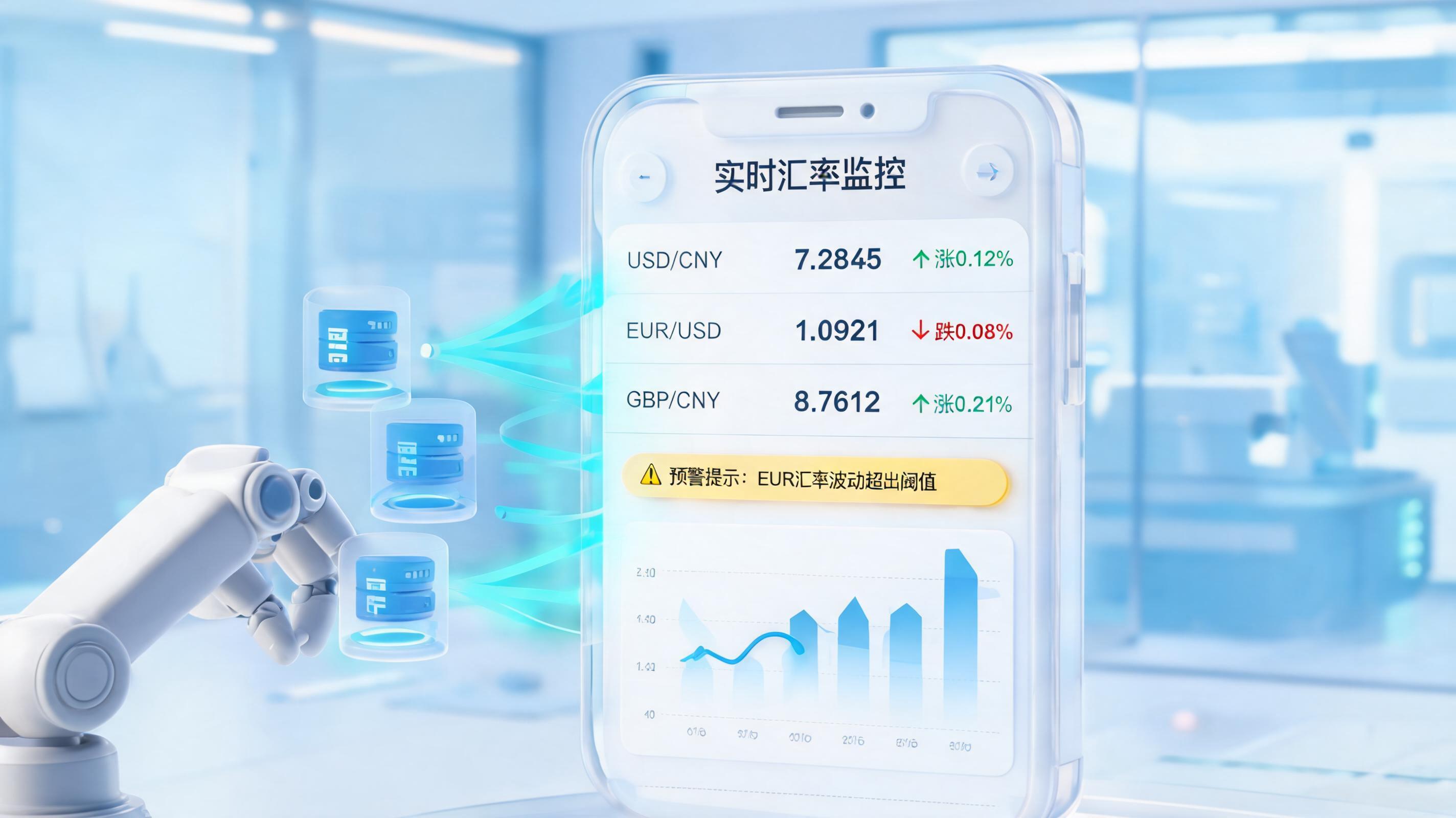 汇率波动自动监测提醒，运维场景解决方案