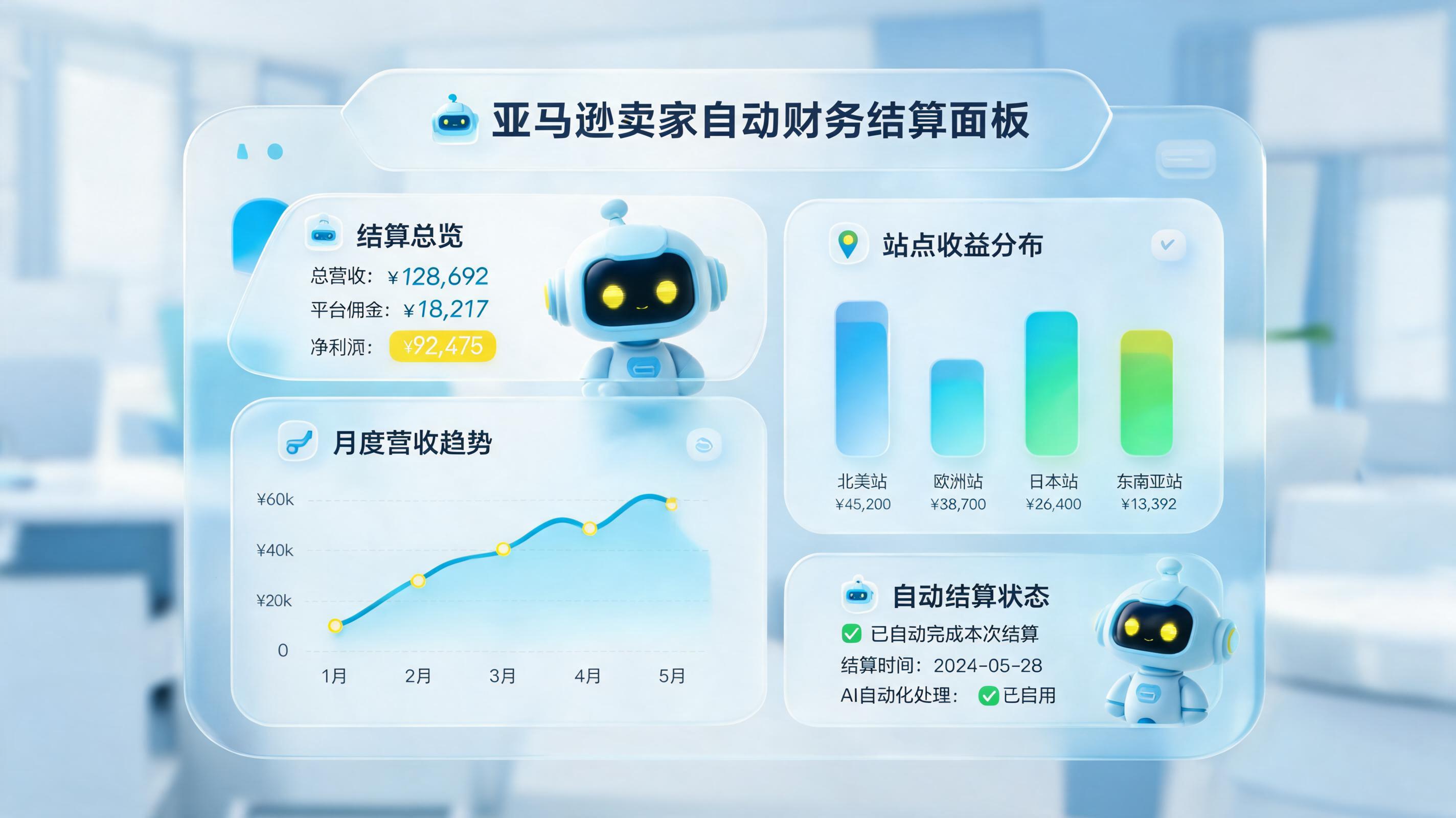 亚马逊结算一览怎么自动获取？三步构建高效资金流_图1