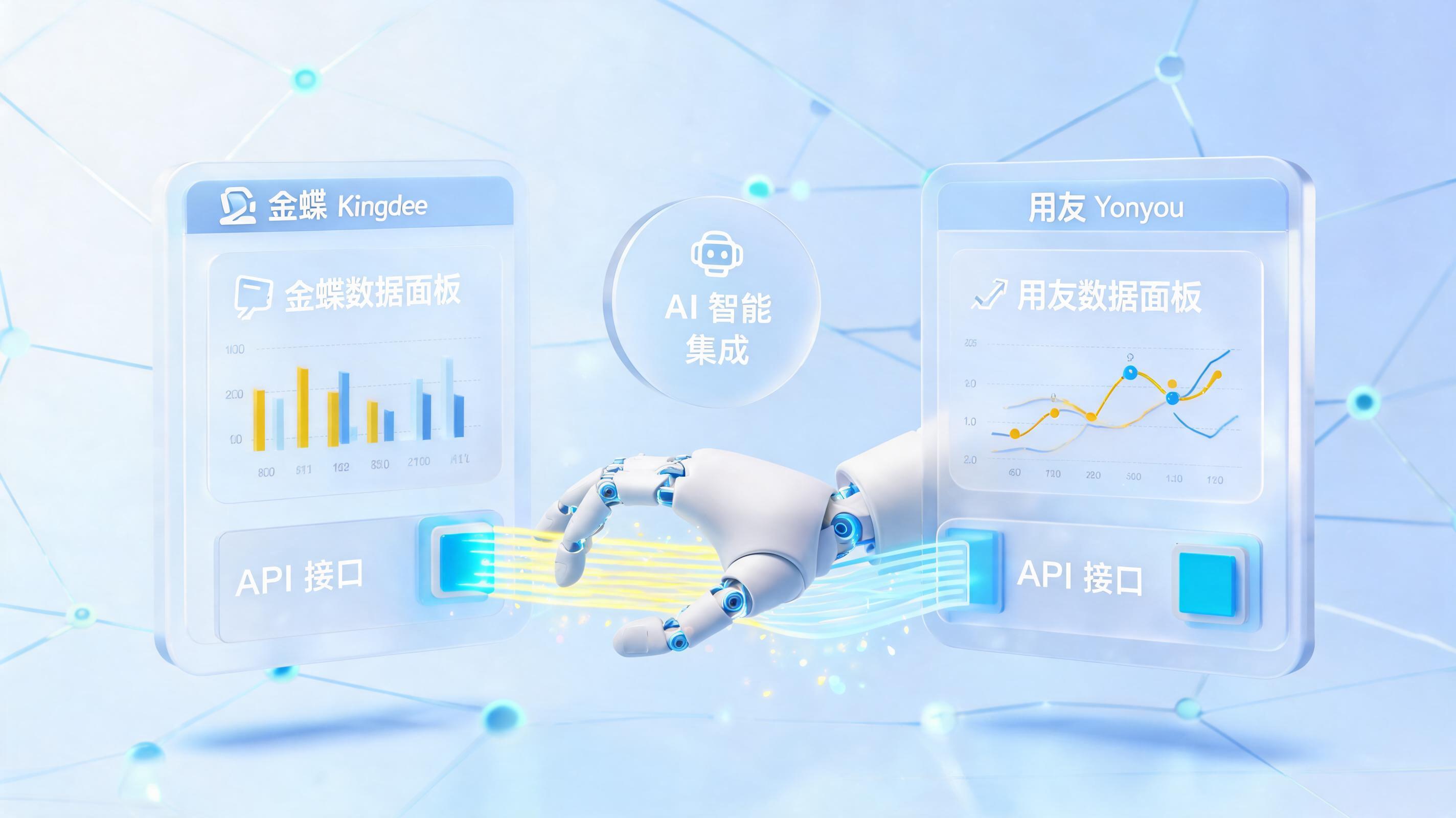 金蝶用友数据怎么自动采集？突破系统孤岛实现智能流转