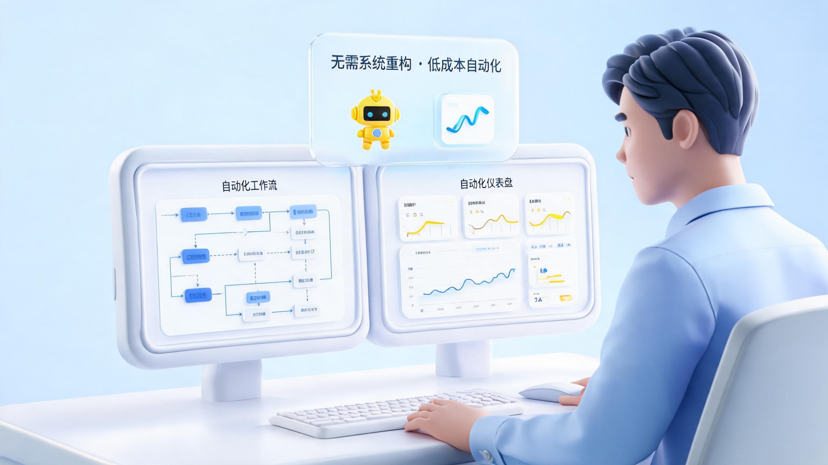 系统改造费用太高？企业低成本自动化落地的正确路径_图1