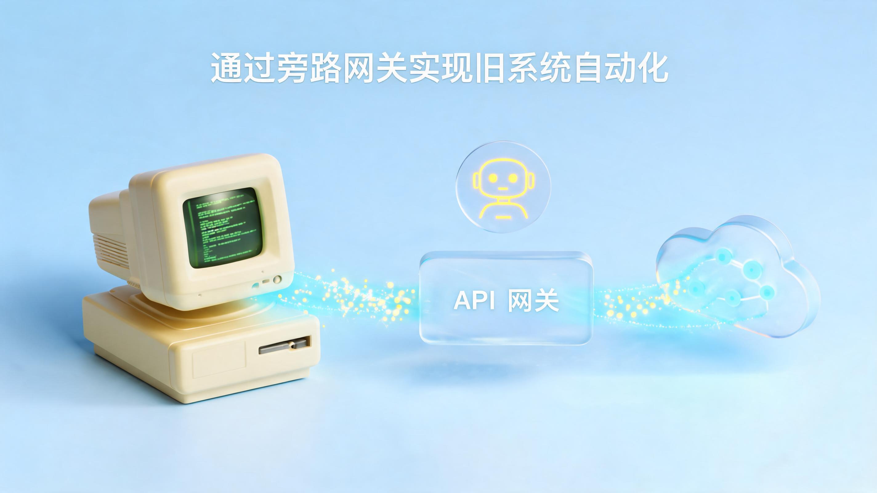 老旧系统不支持接口怎么自动化？用“旁路网关”盘活老系统_图1