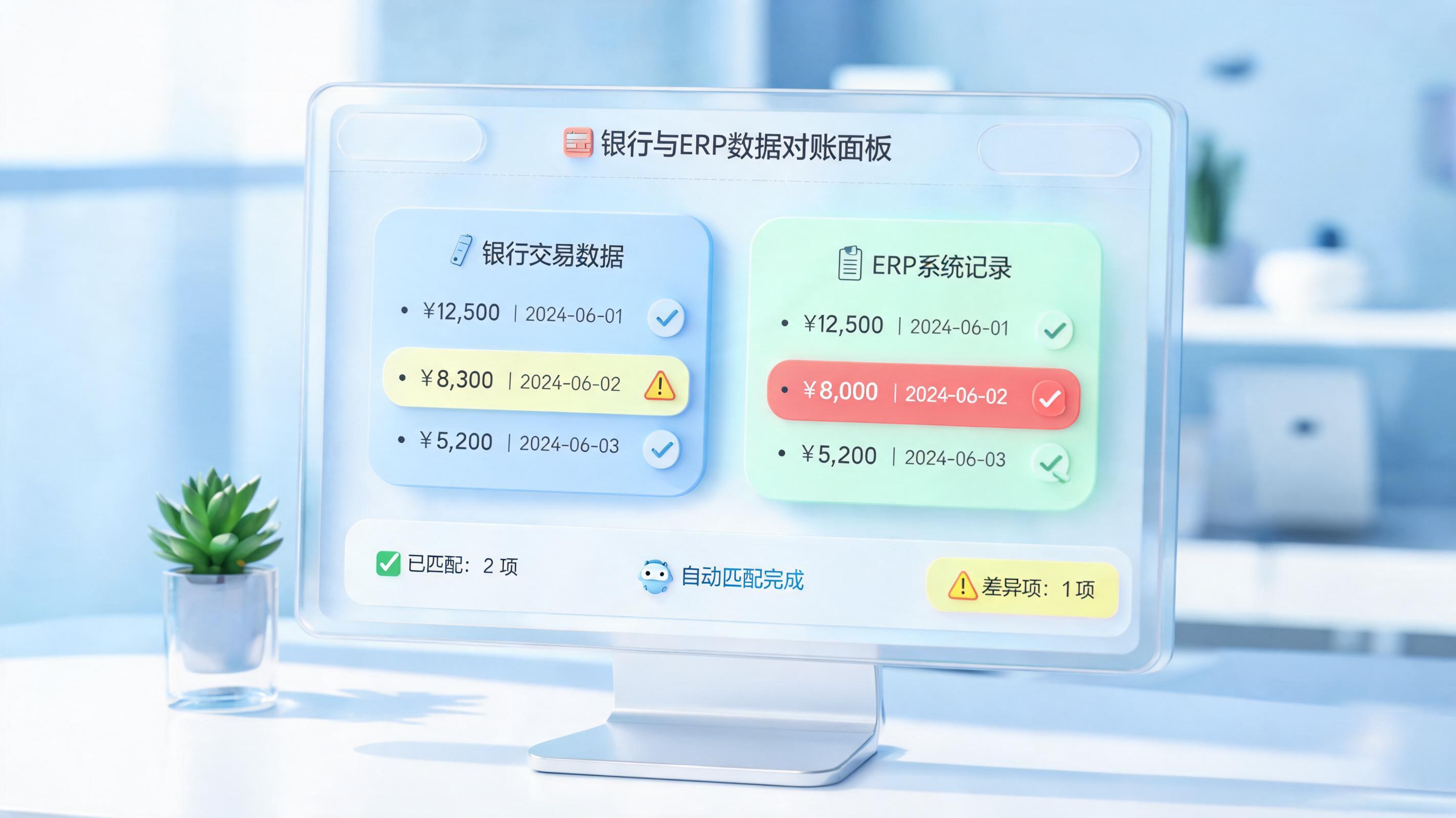 银行流水和ERP对不上怎么办?差异根源分析与系统化解决思路