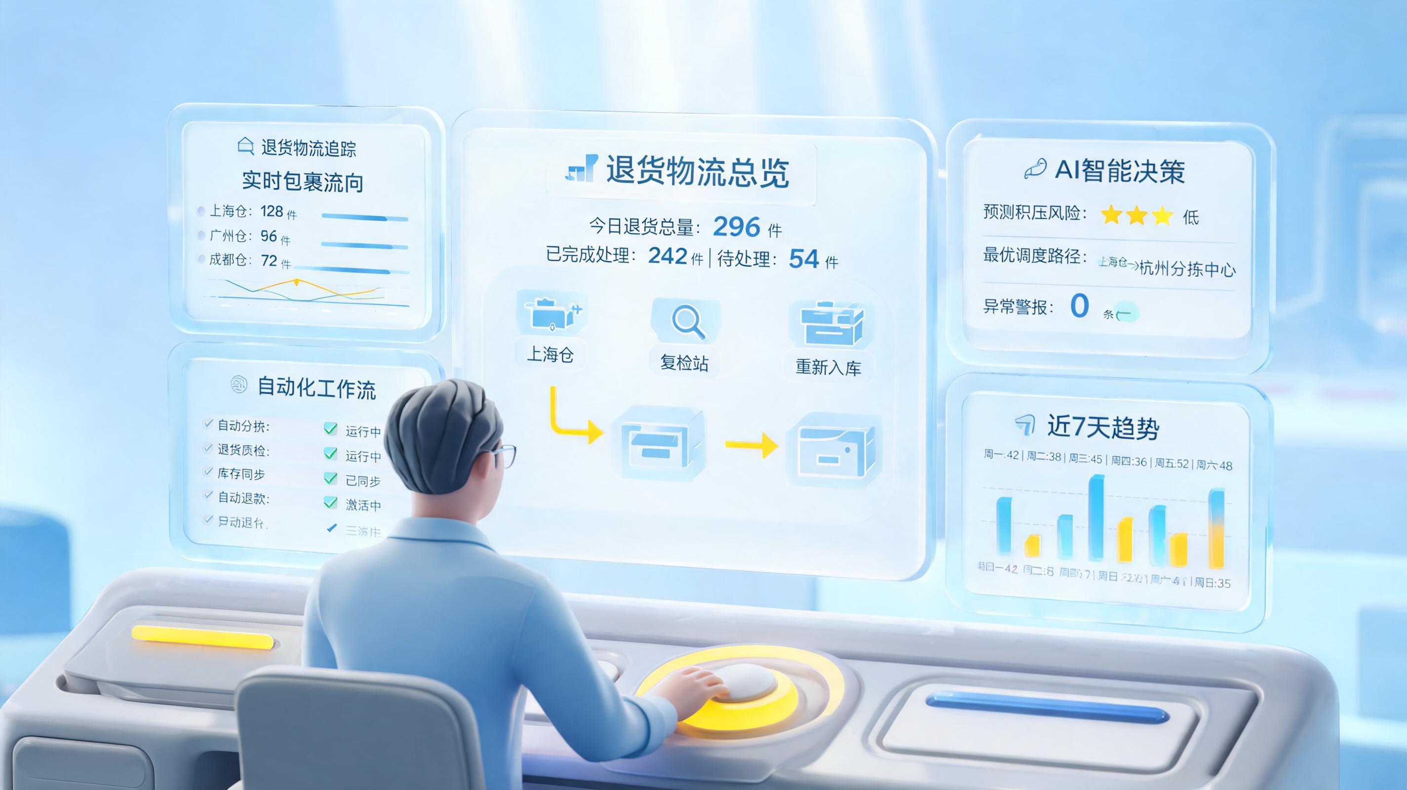 退货物流取监控怎么自动完成？留给管理者的效率革命