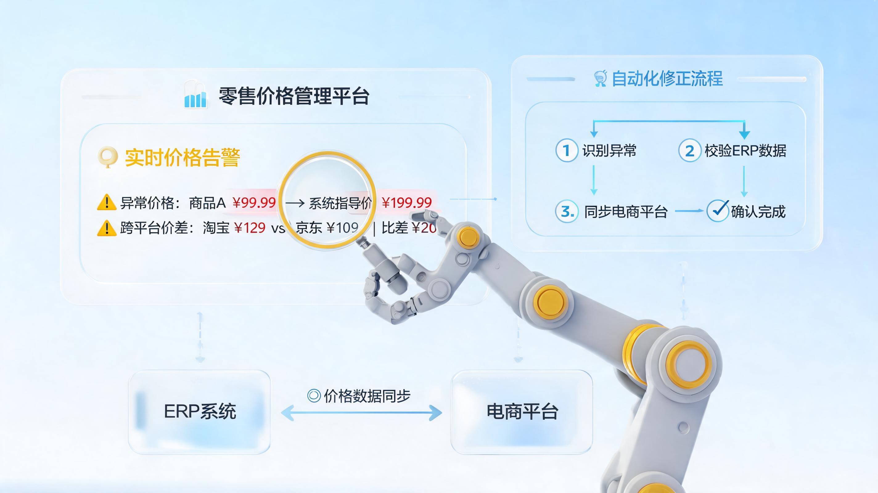 商品价格自动复查修改,智能体如何精准提效?
