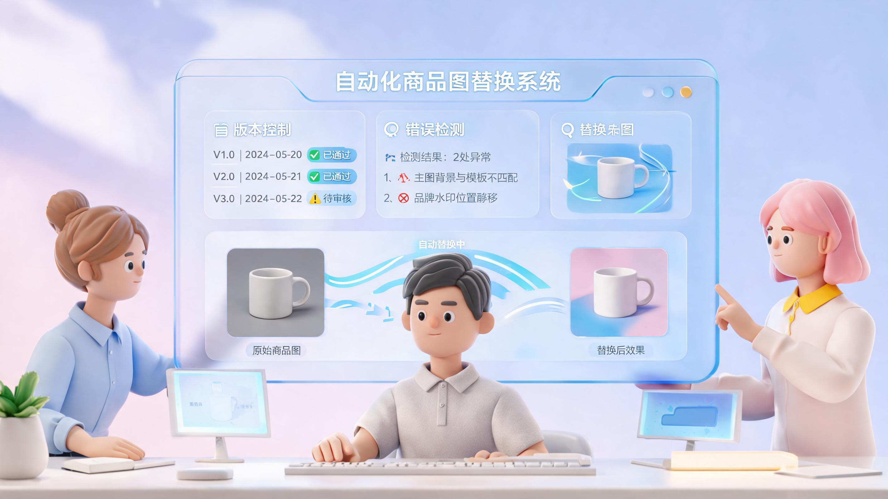 商品主图怎么批量替换更新?告别重复劳动,释放运营活力