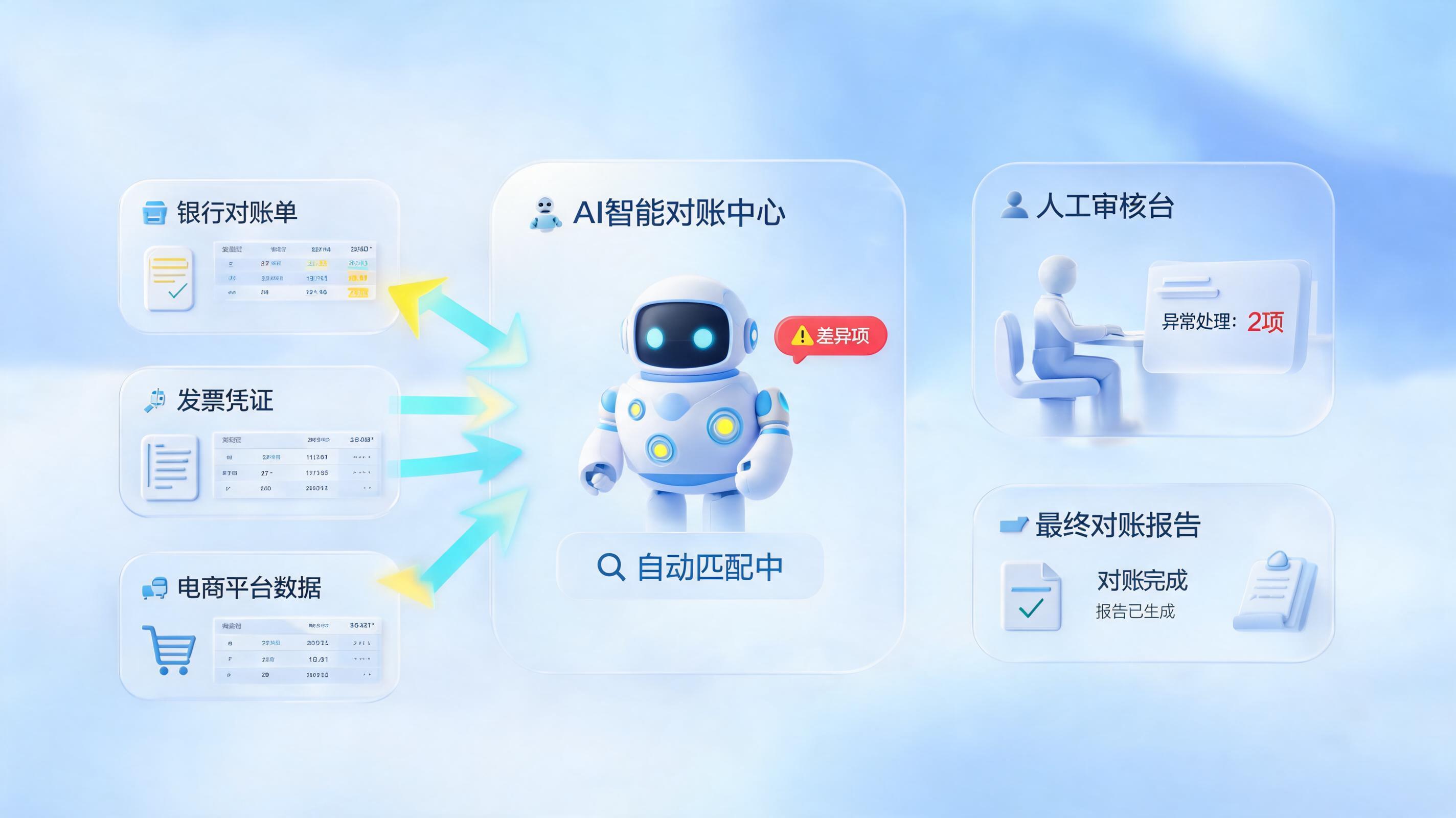 财务对账怎么自动完成？从数据采集到智能核对的完整路径_图1
