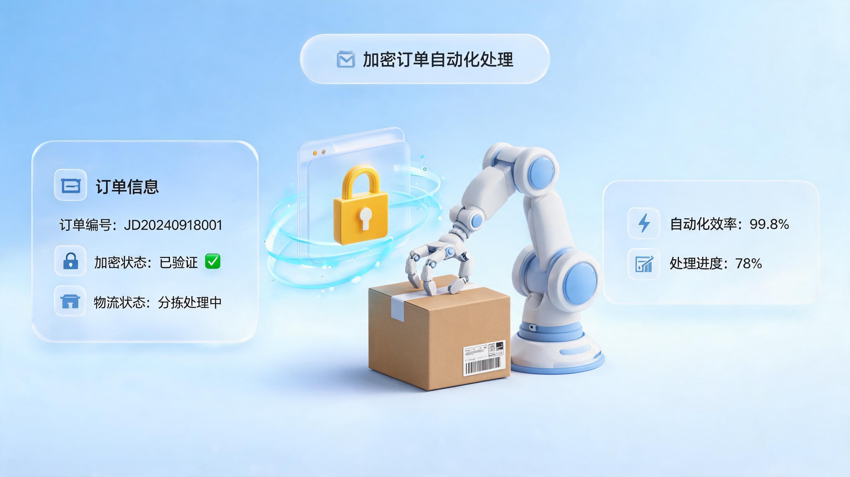 订单加密信息,如何用智能体安全自动获取?