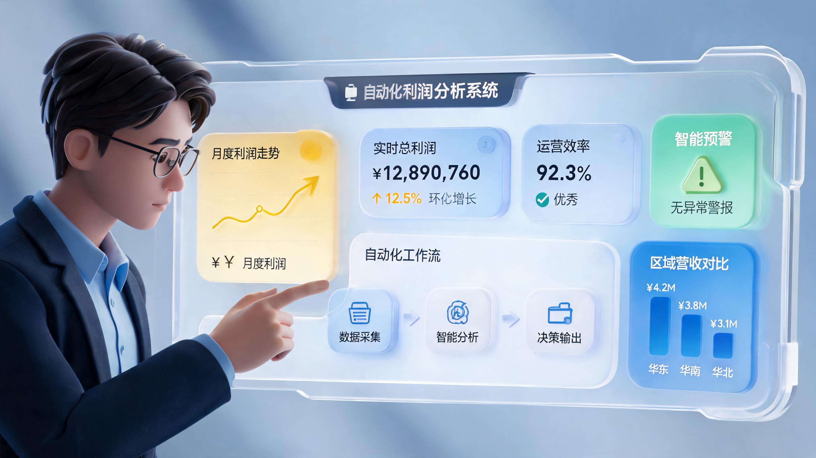 利润报表怎么自动分析?