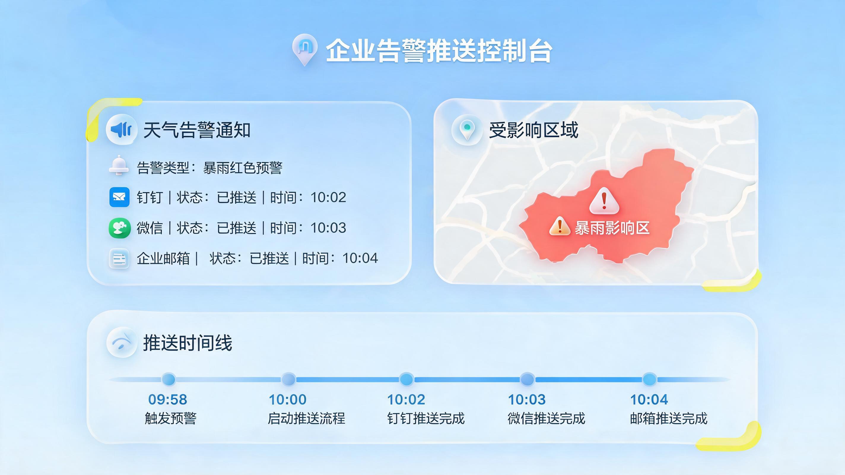 智能天气预警自动推送,企业如何轻松实现?