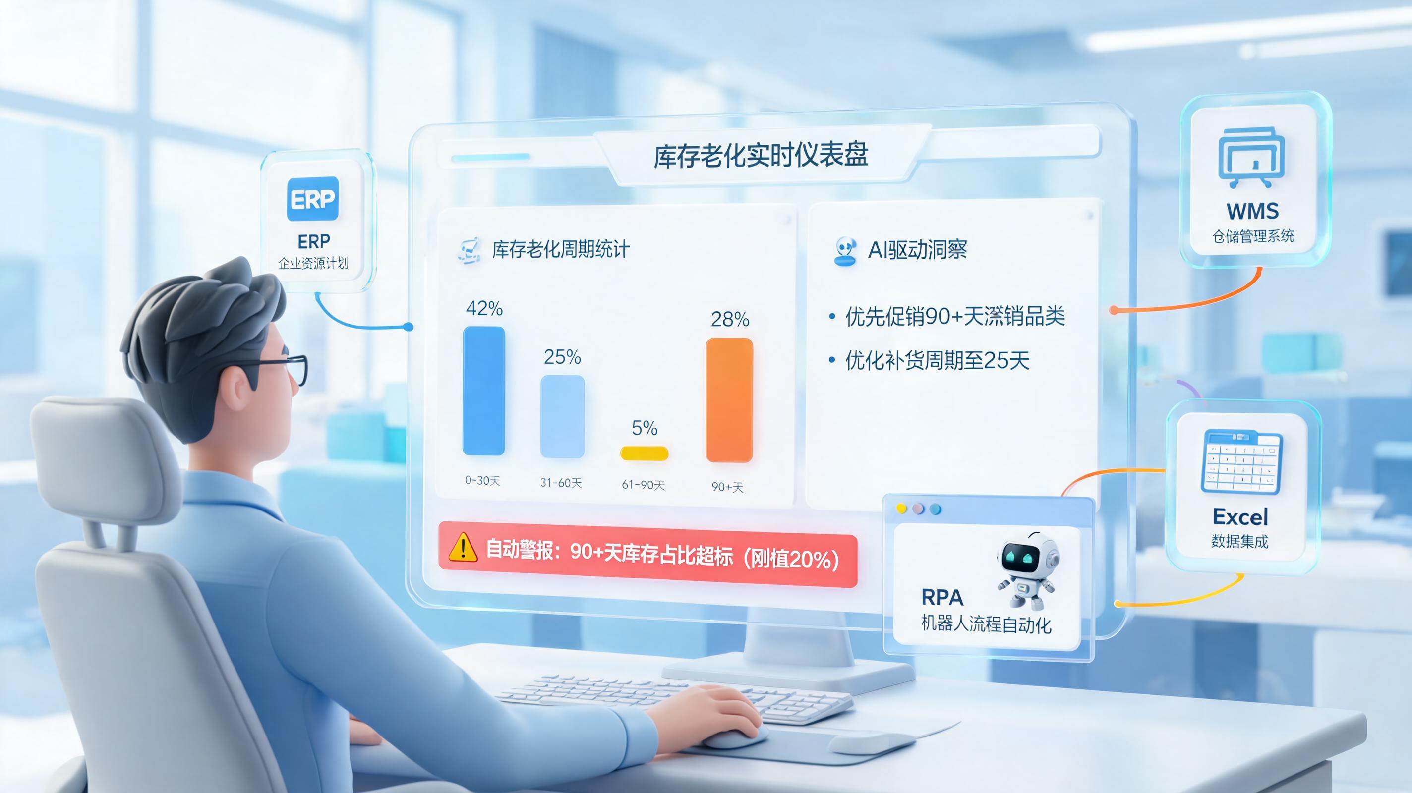 库存库龄分析能不能自动完成?从Excel到AI的全路径解析