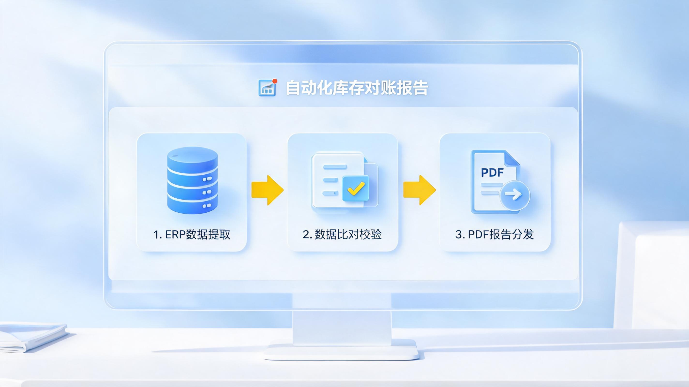 库存盘点怎么用RPA自动生成报表？三步解锁高效流程_图1