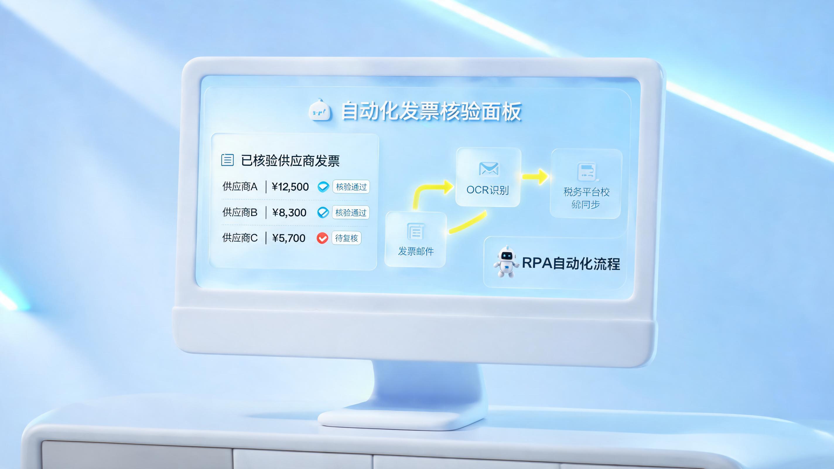 供应商发票验真怎么自动完成？从手忙脚乱到无人值守_图1