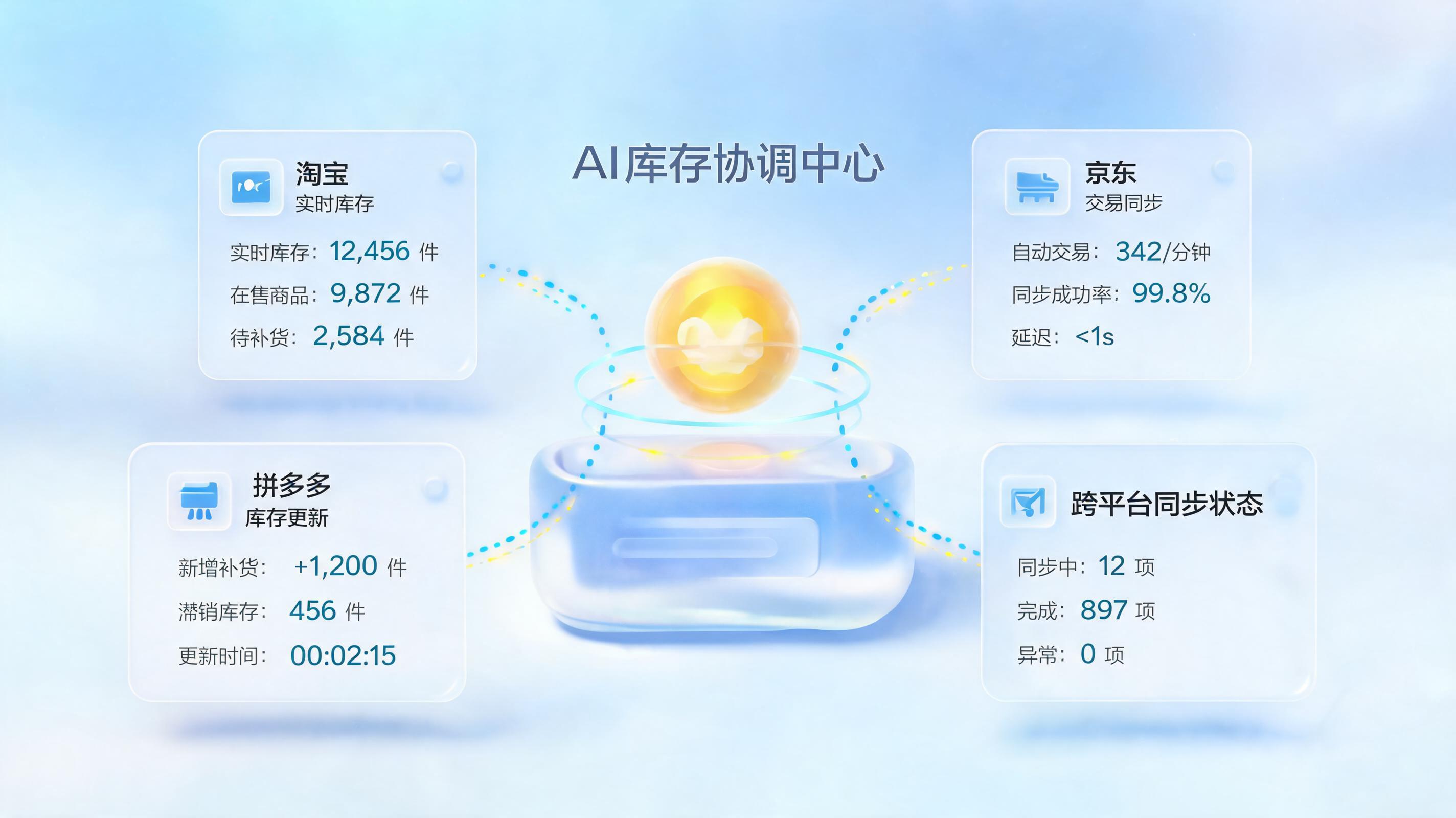 跨平台库存同步问题,用智能体打造实时库存中枢