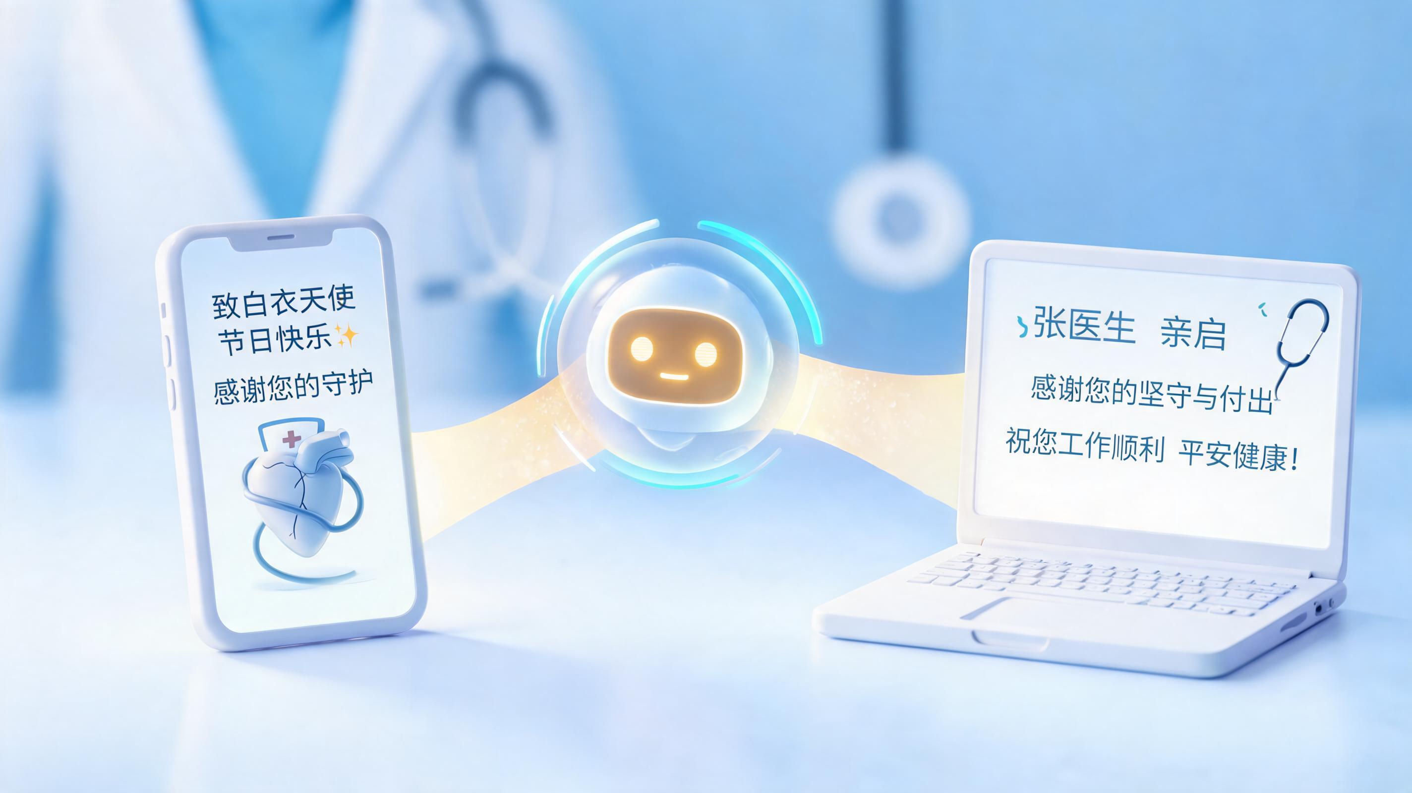 节假日祝福和海报能自动发给医生吗?智能体帮你精准触达