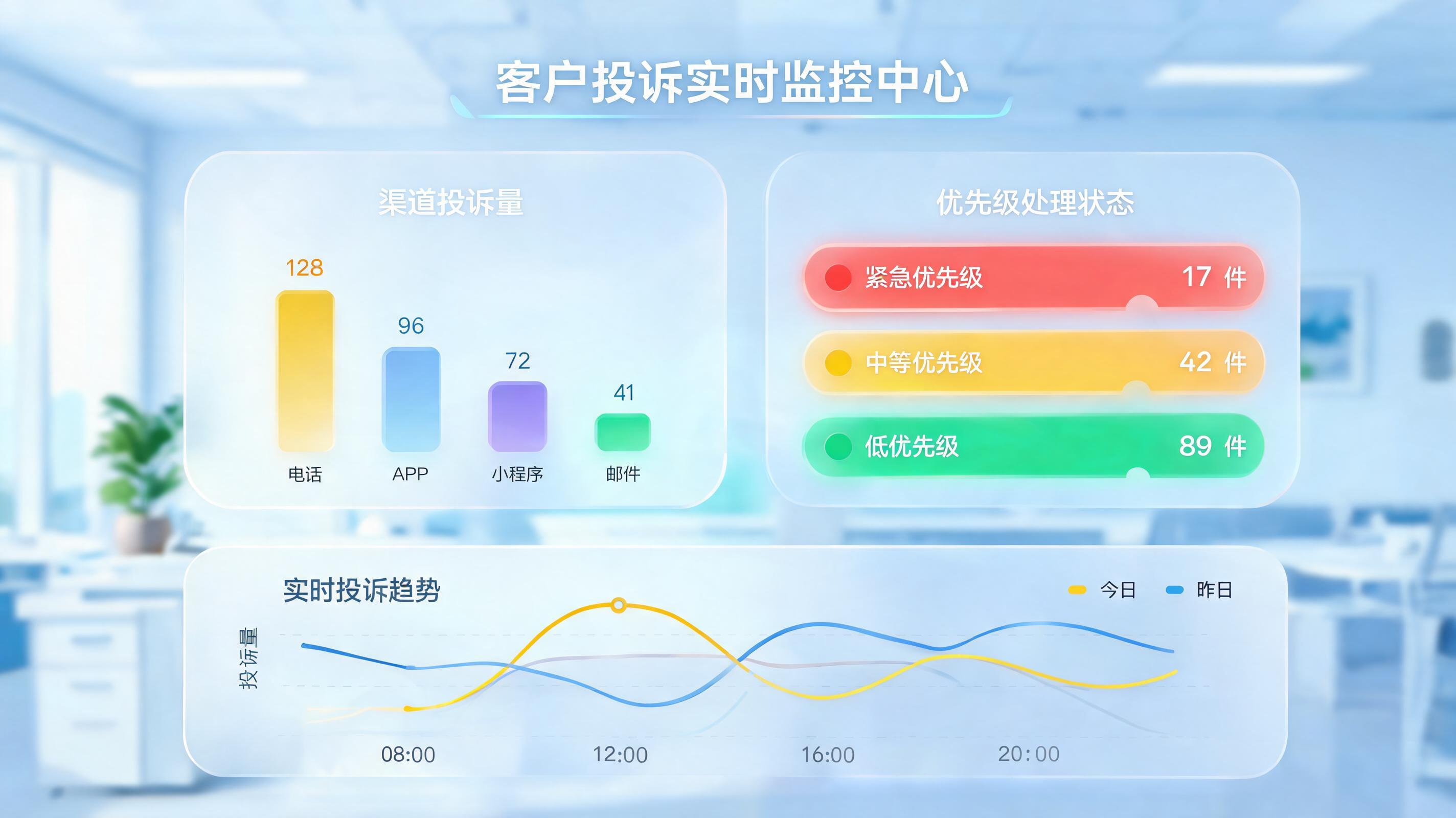 客诉自动分级，海量工单秒级定位处理