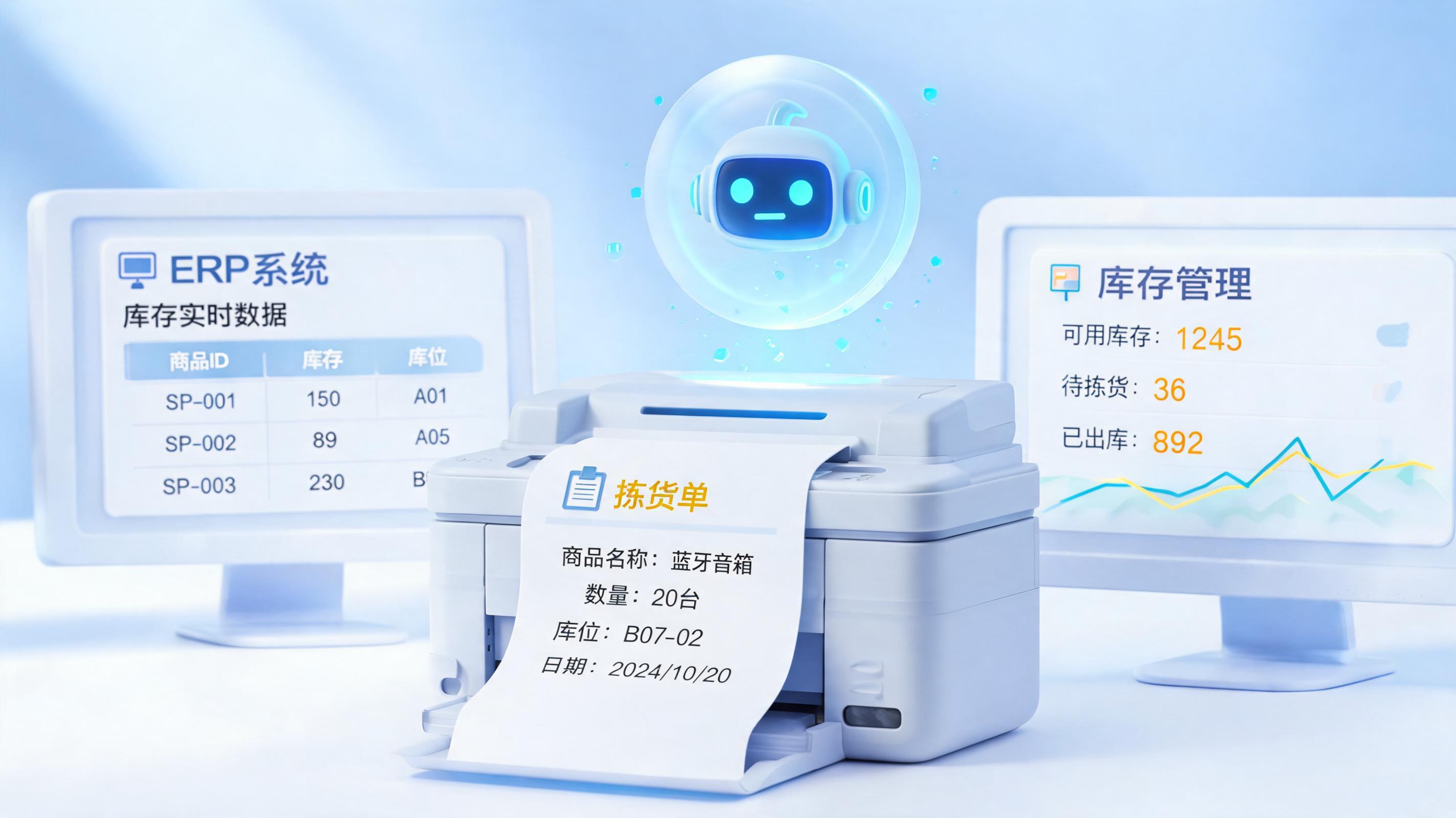 领料单自动打印用什么方法？从手填到无人值守的三种进化路径