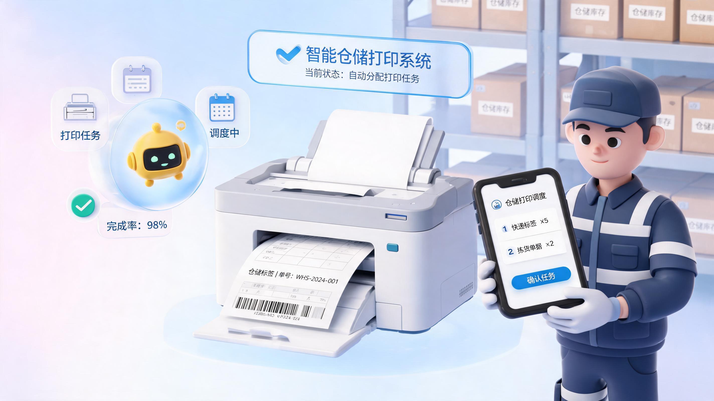 仓库库管员轮值打印:从人工排班到智能调度