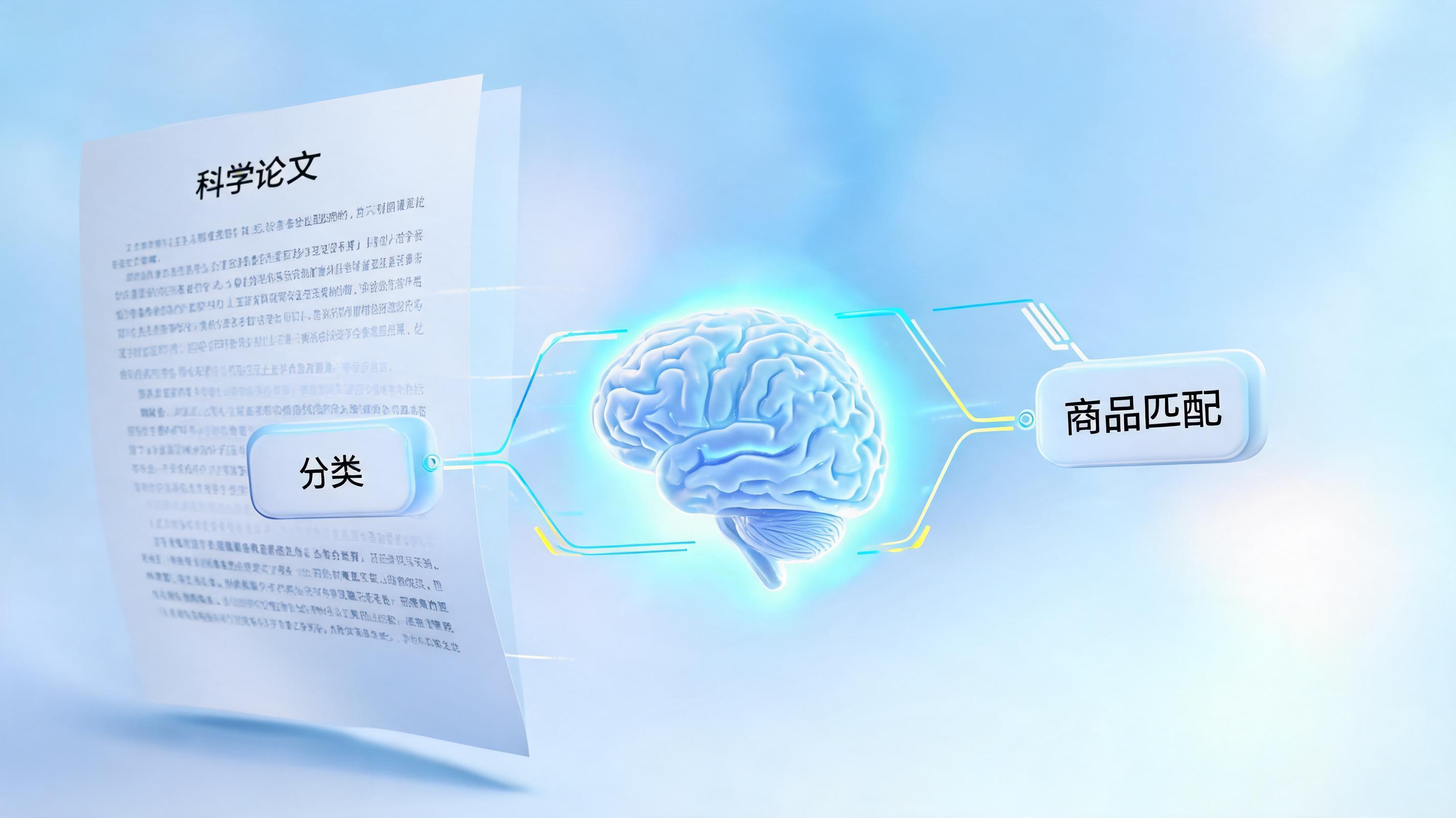 AI如何读懂论文?智能分类与产品匹配全解析