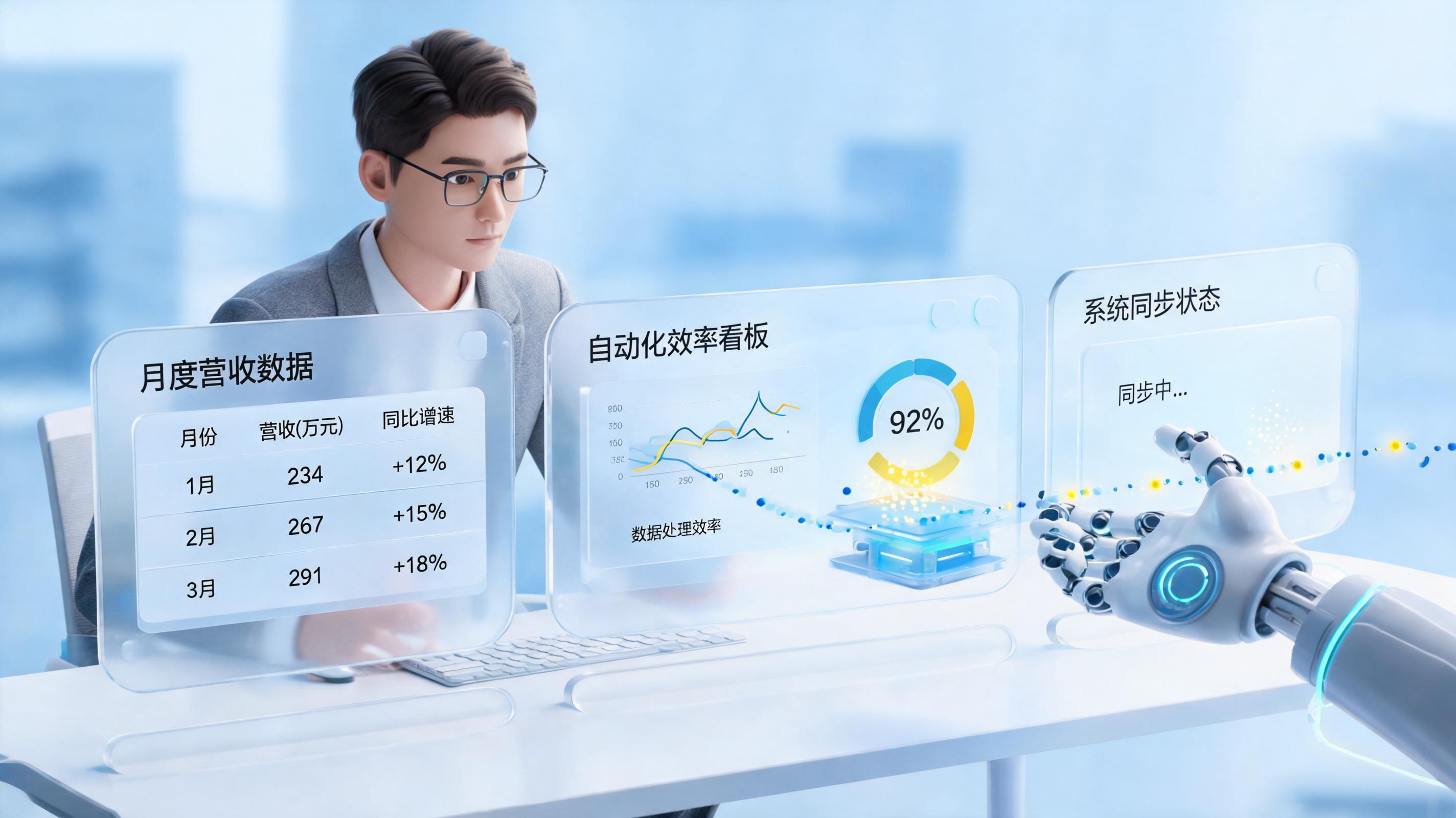 财务人员每天重复的复制粘贴怎么替代?从手动搬运到智能协同