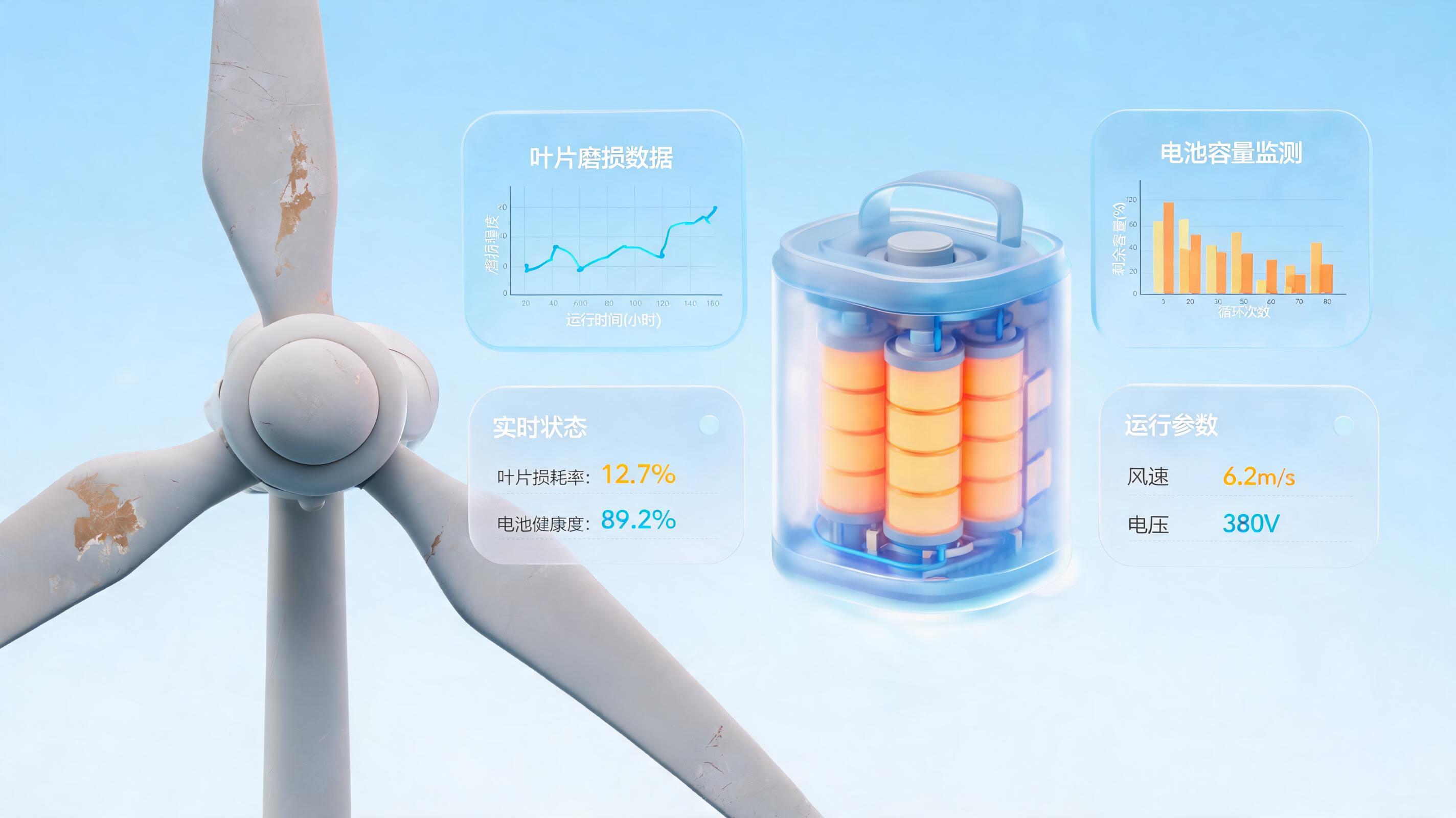 设备运维:自动分析电池与桨叶健康