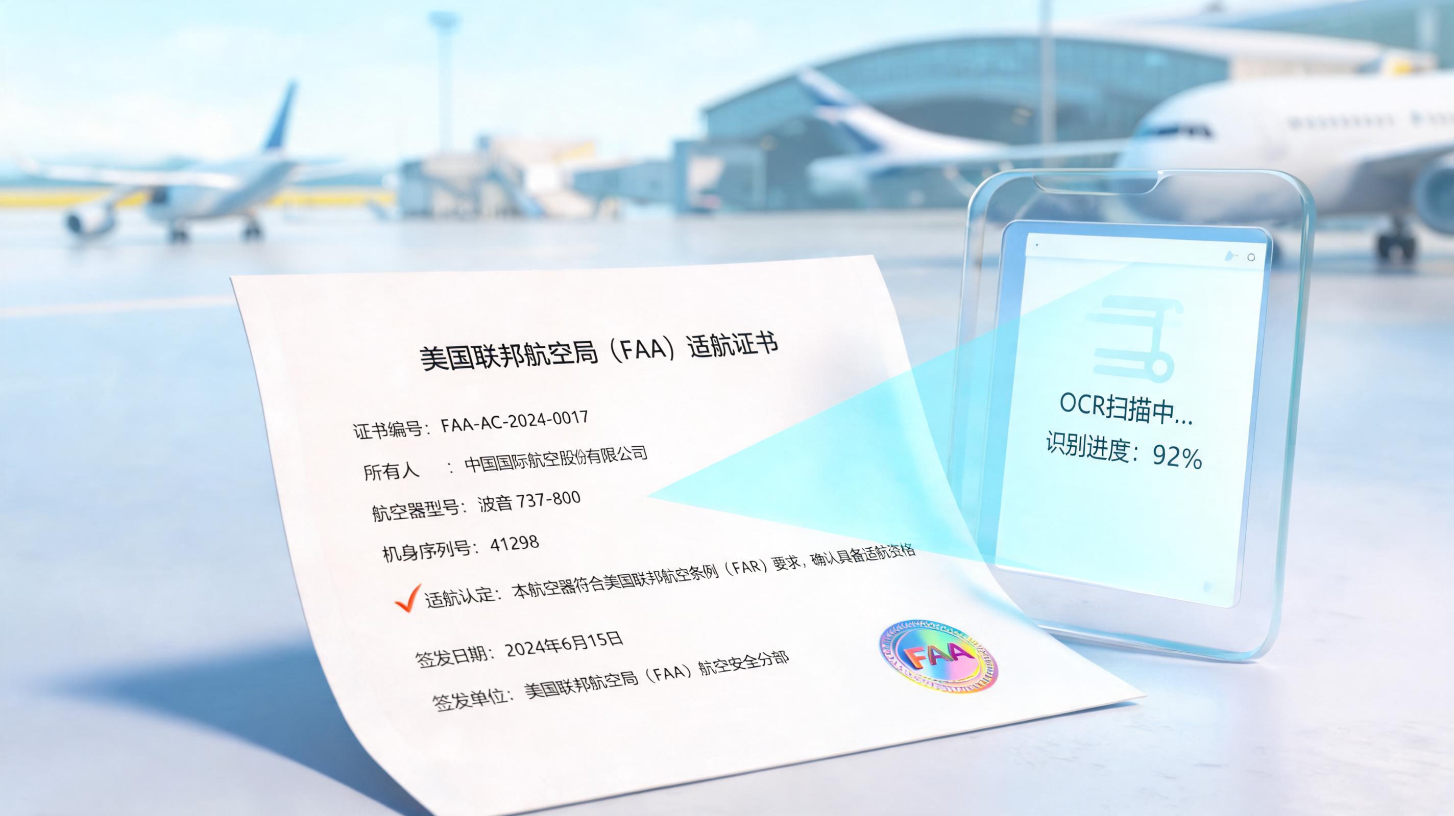 适航证OCR识别：如何实现99.8%准确率？_图1