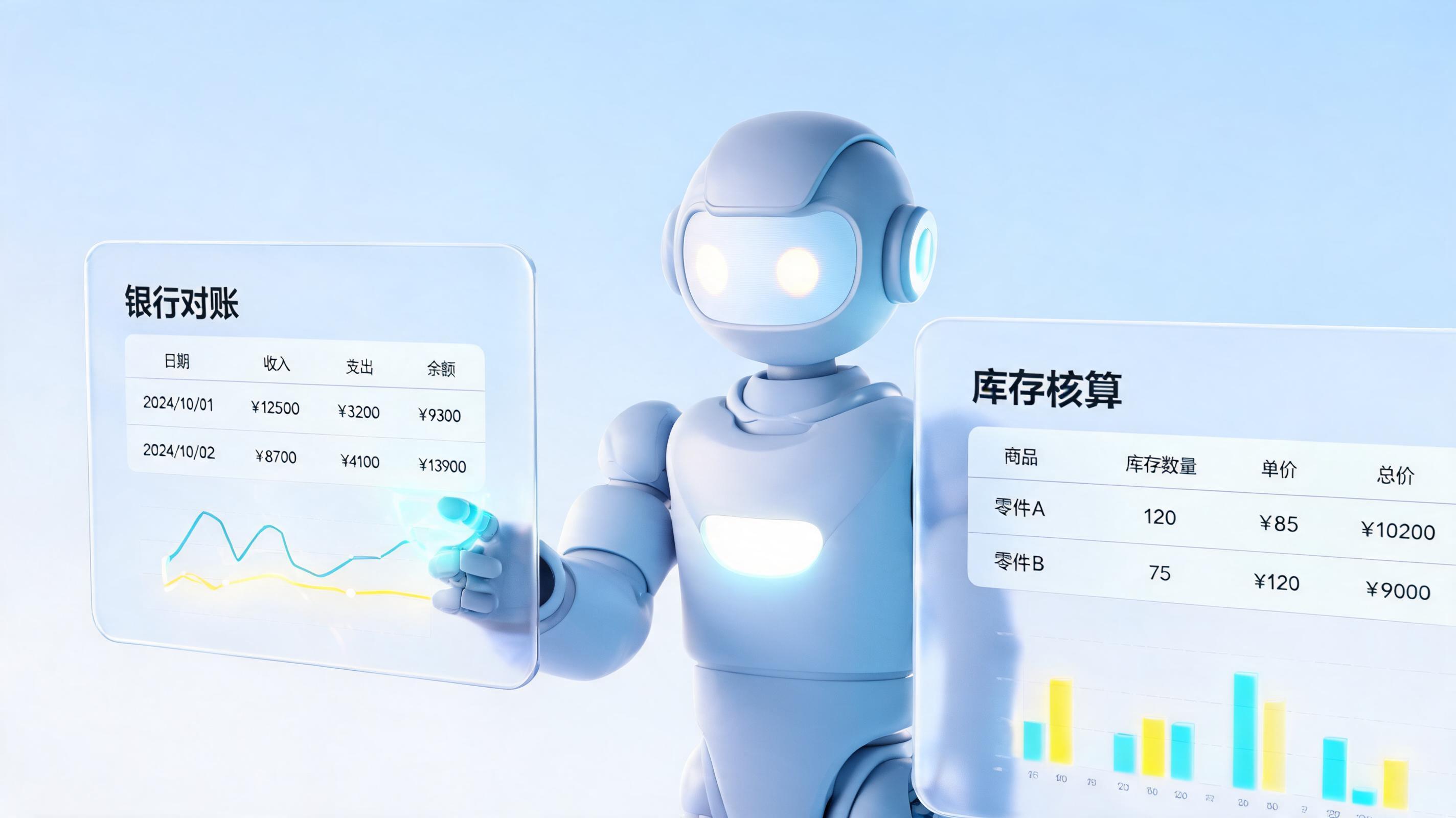银行对账和存货核算，如何让数字员工自动完成？_图1