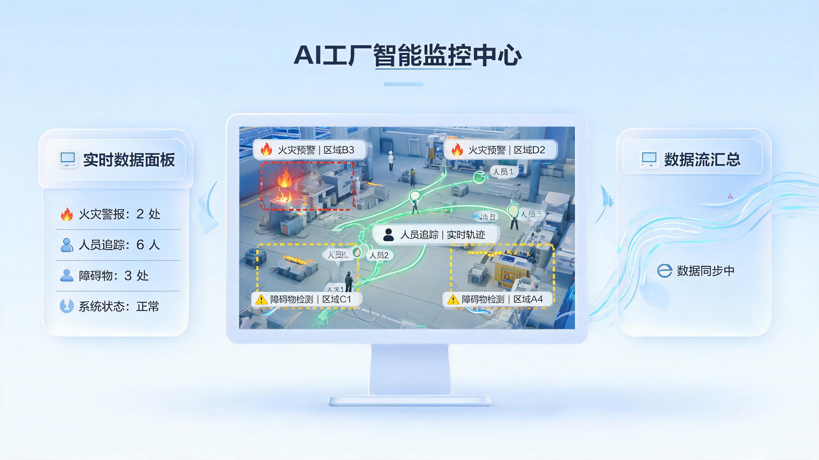 火点、人员、障碍物，AI如何实时识别并推送指挥中心？_图1