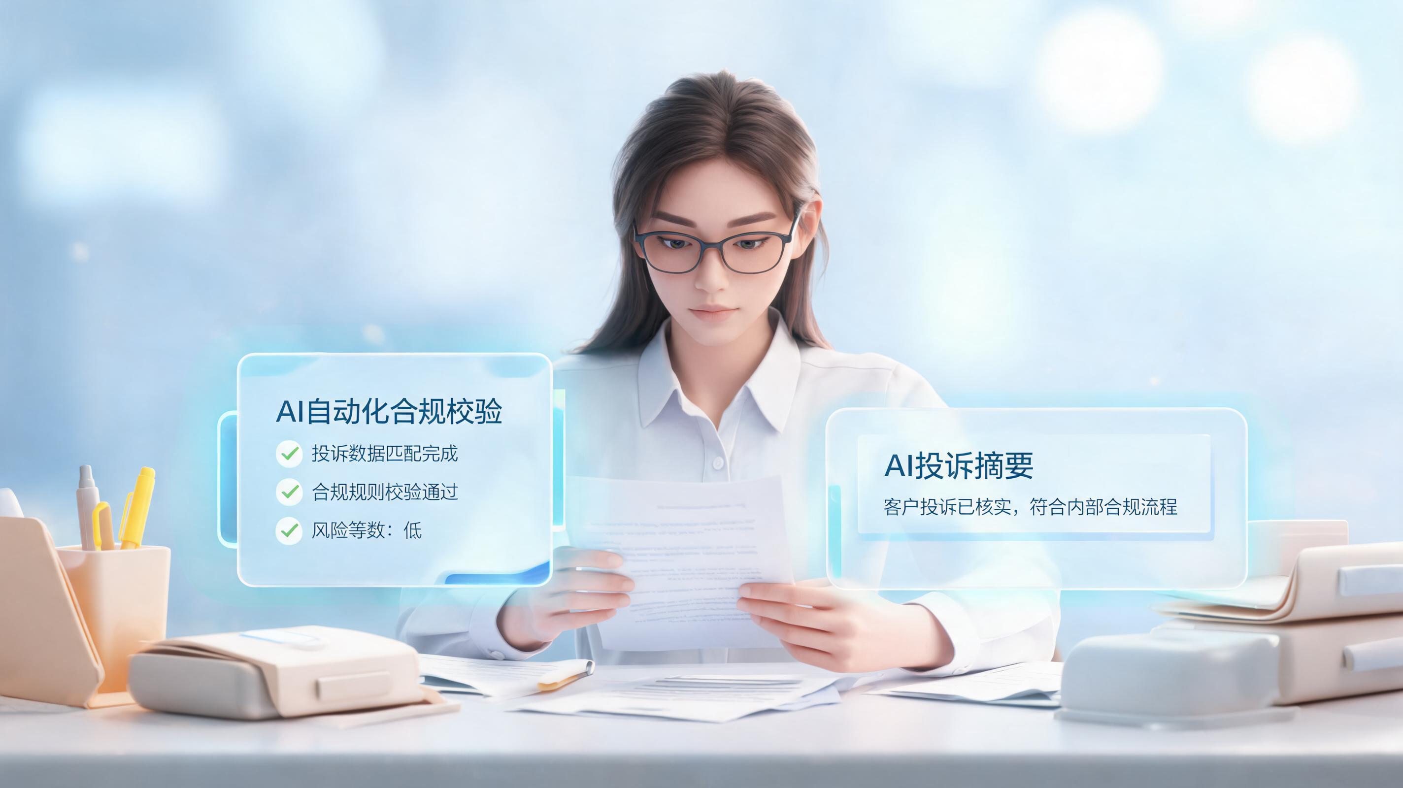 投诉方案合规性校验,自动基座+人工决策