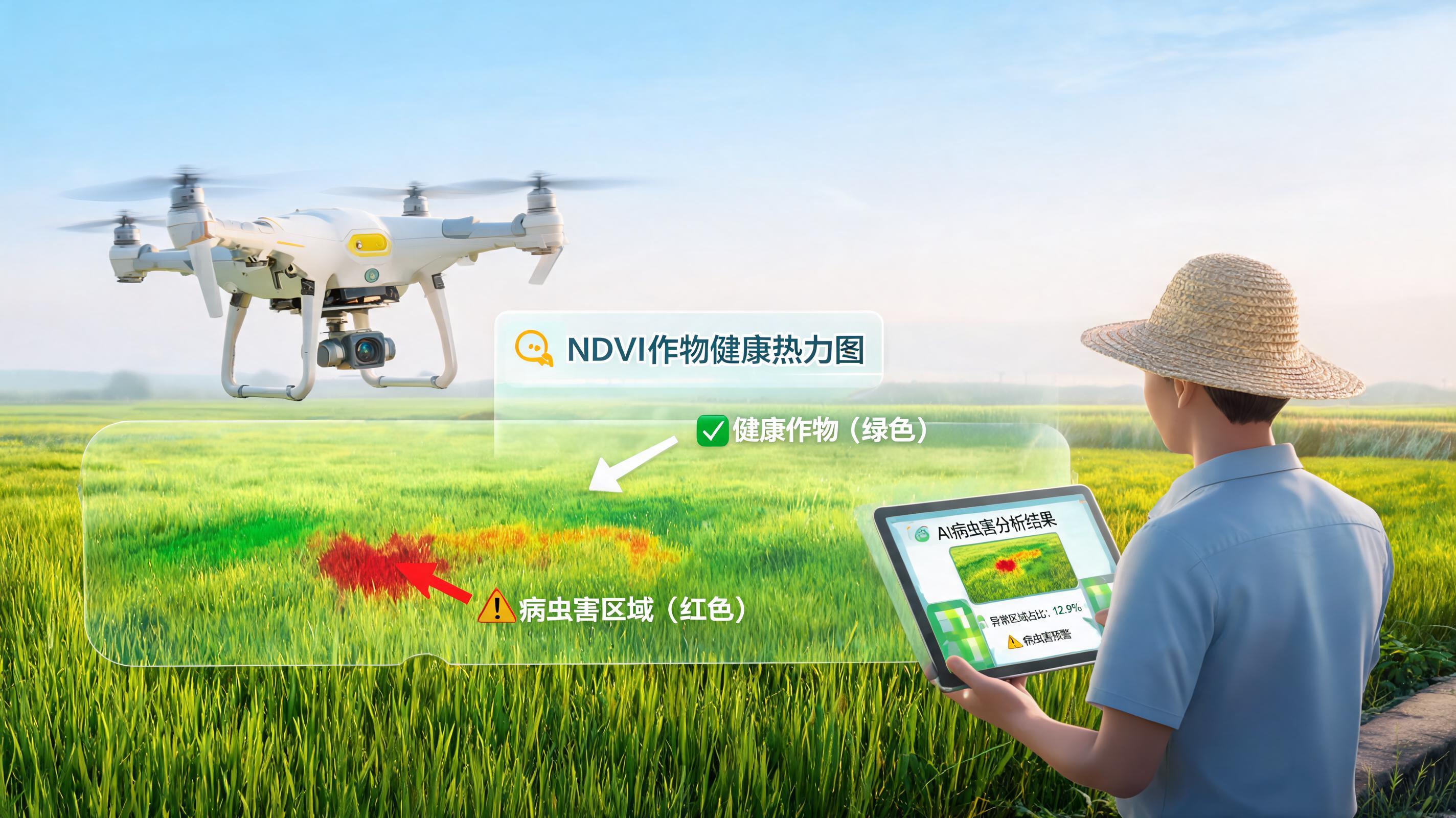 无人机植保:智能识别病虫害,精准推荐作业方案