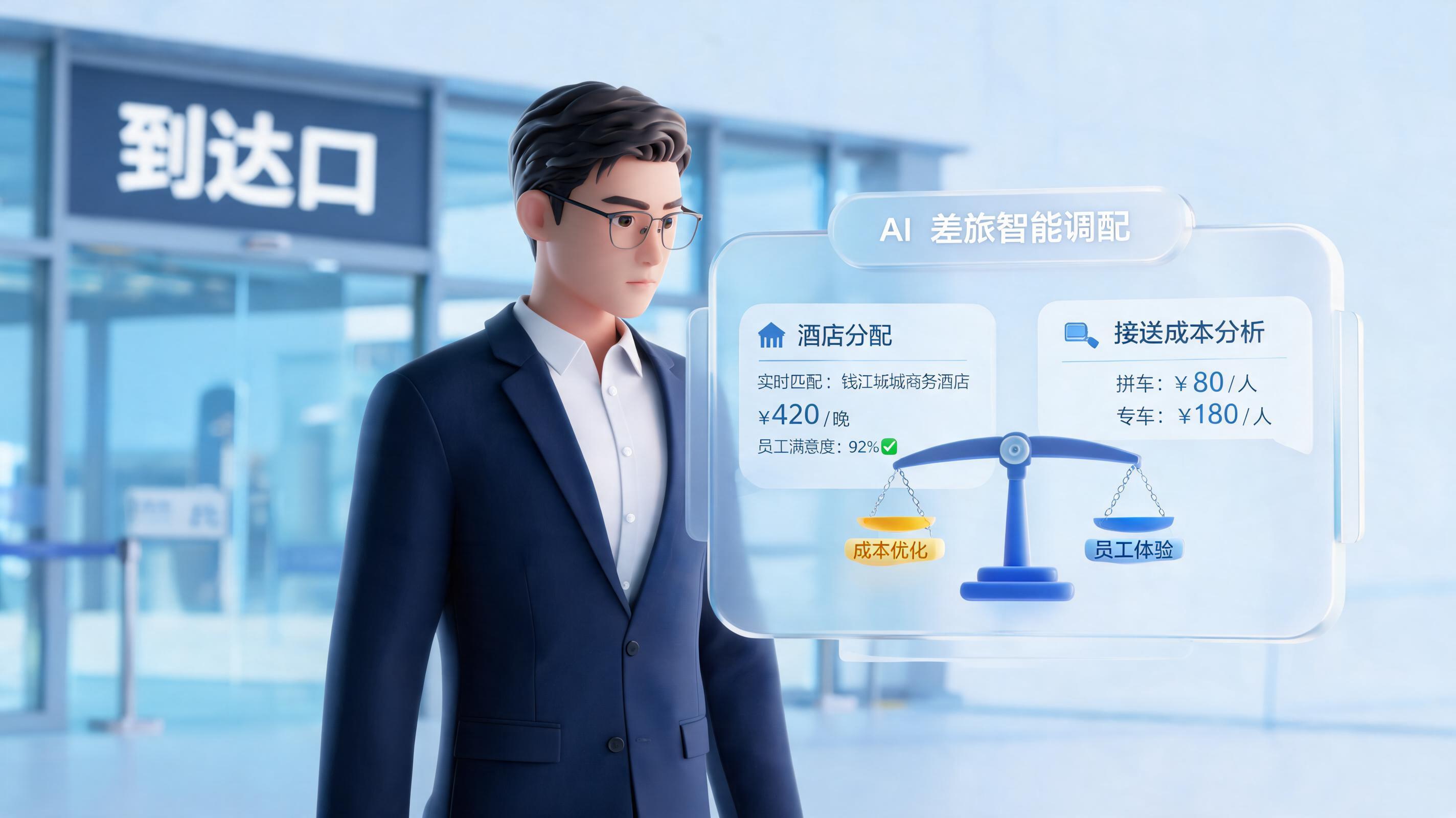 酒店分配未考虑通勤成本，AI如何平衡企业差旅成本与员工体验？