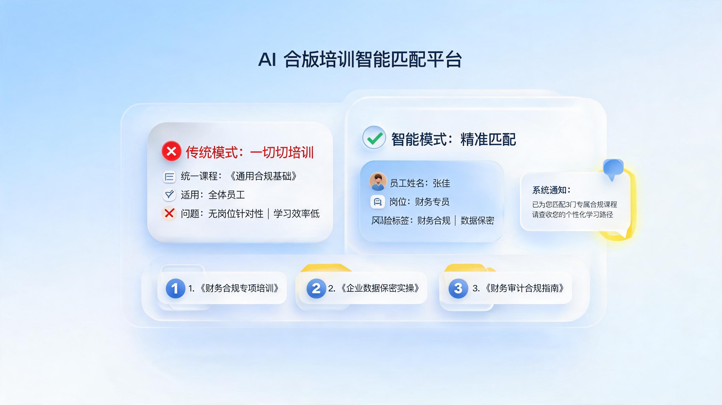 能不能根据员工岗位自动推送合规课程？AI智能体让培训精准到人_图1