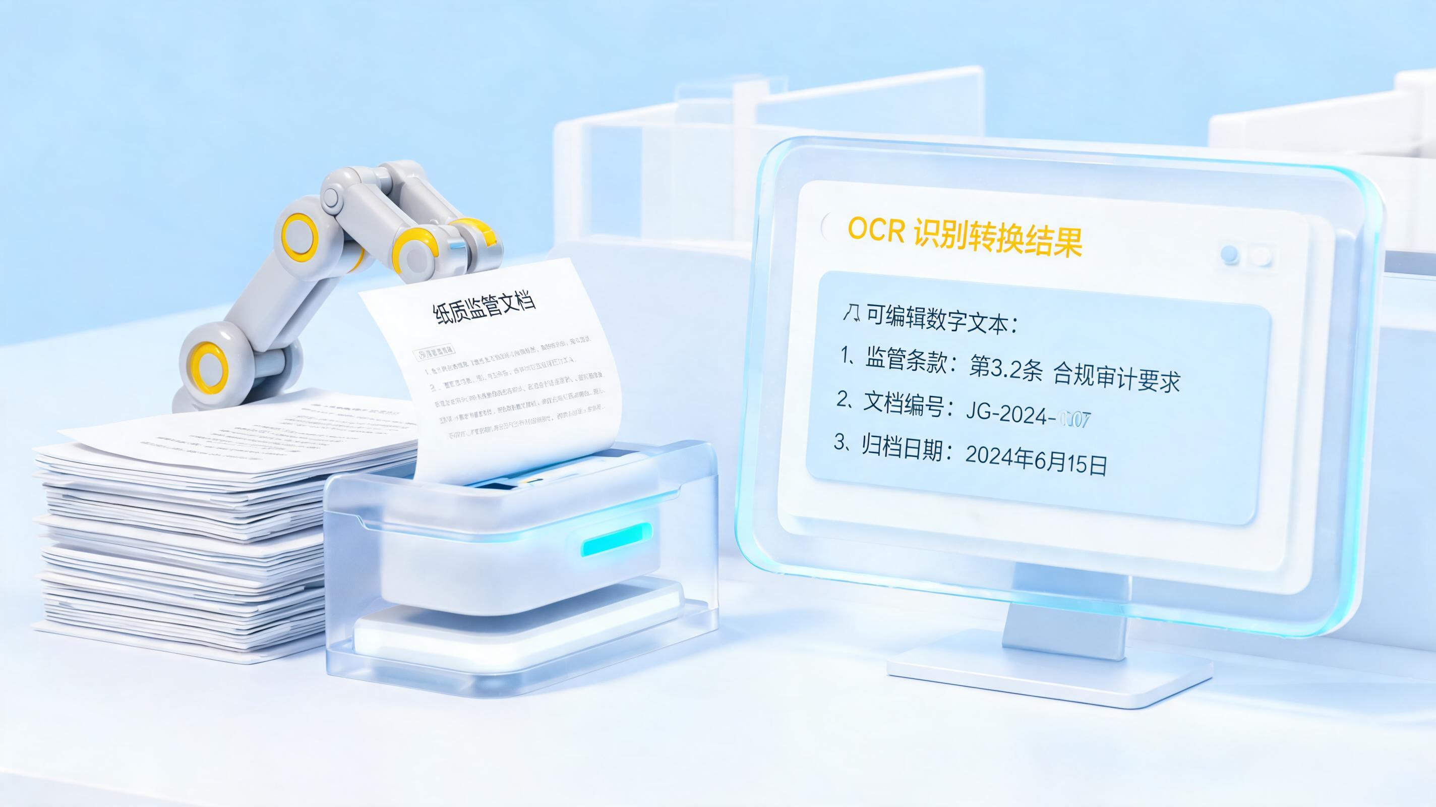 纸质监管文件自动OCR识别转可编辑文档，全流程解析_图1