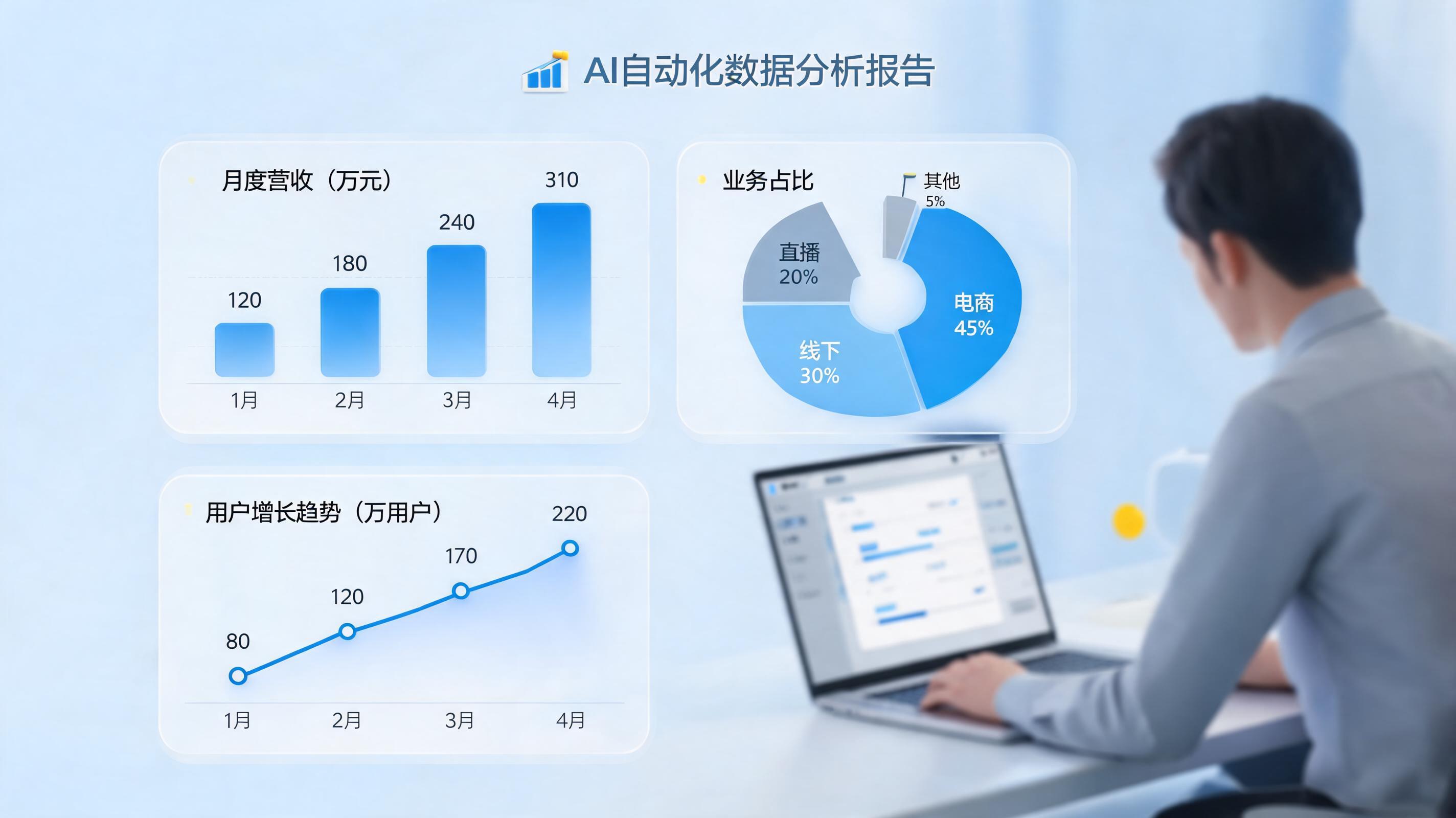 AI自动生成PPT报告,图表与排版已步入成熟期