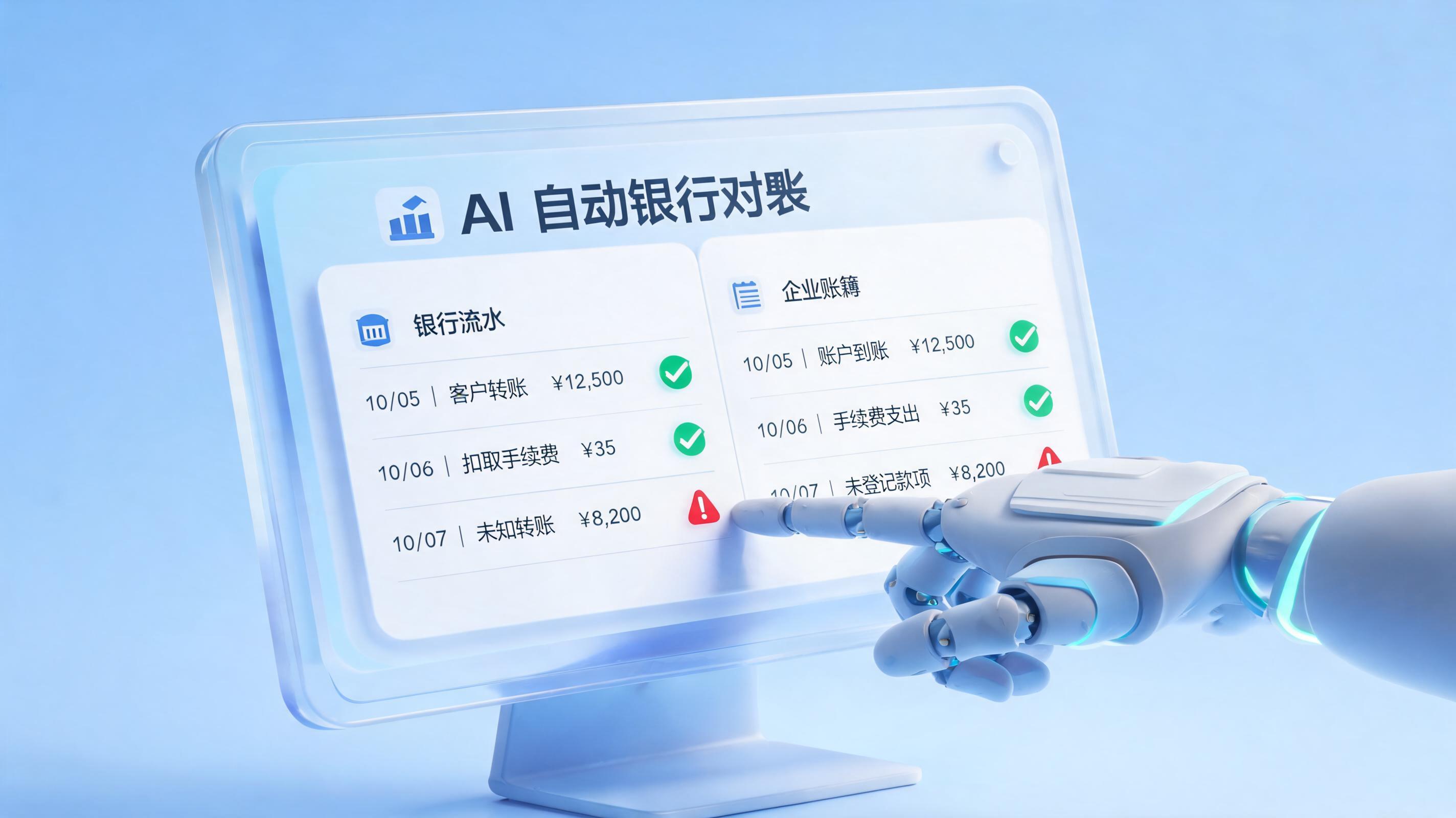 银行对账单自动勾对战:告别“人海战术”,我们离零人工还有多远?