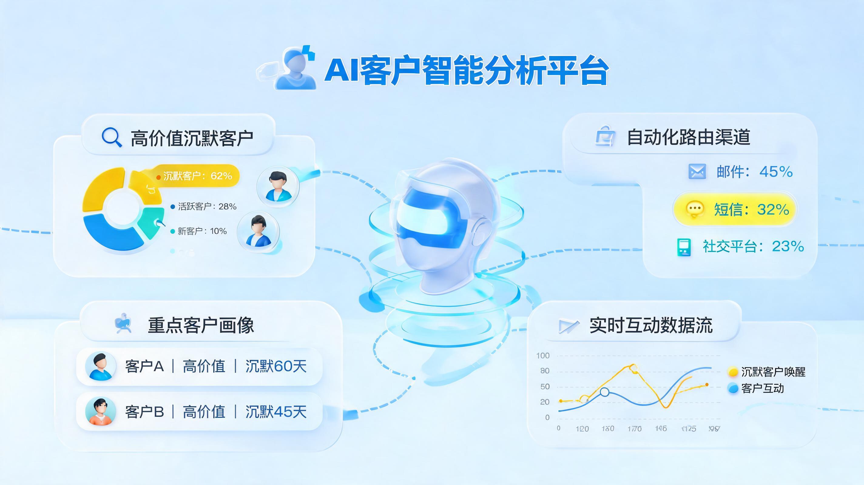 沉默客户激活活动,能不能自动生成受众名单并分发到各触达渠道?