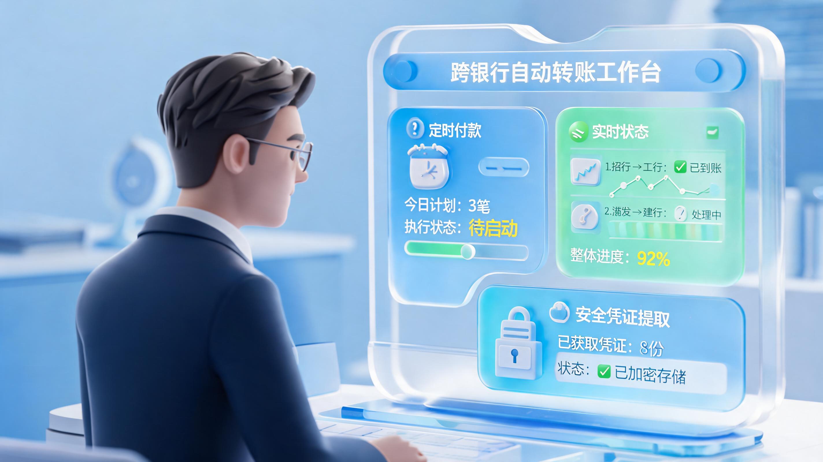 跨行转账自动执行，回单能否同步回传？_图1