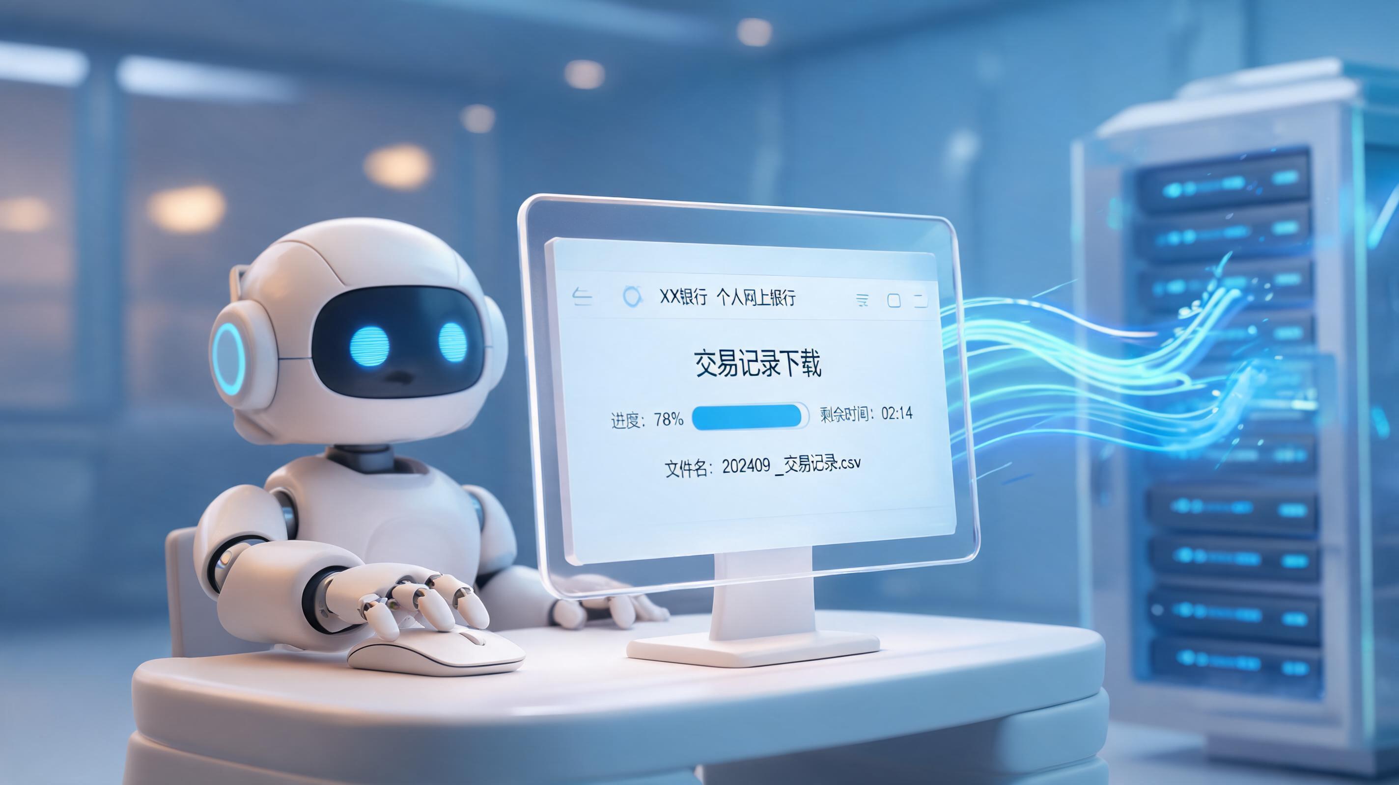 银企直连瘫痪？数字员工直接登录网银，下载流水_图1