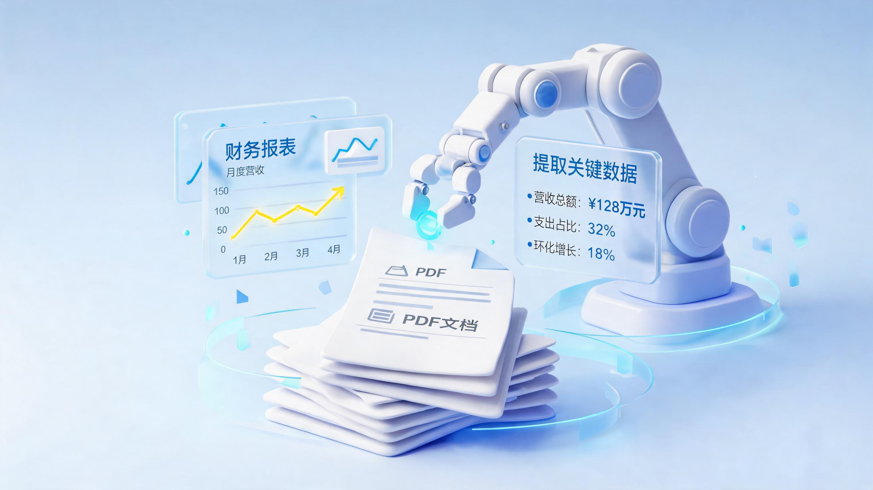 行业研究数据如何自动从公告提取？数字员工30分钟精准解析