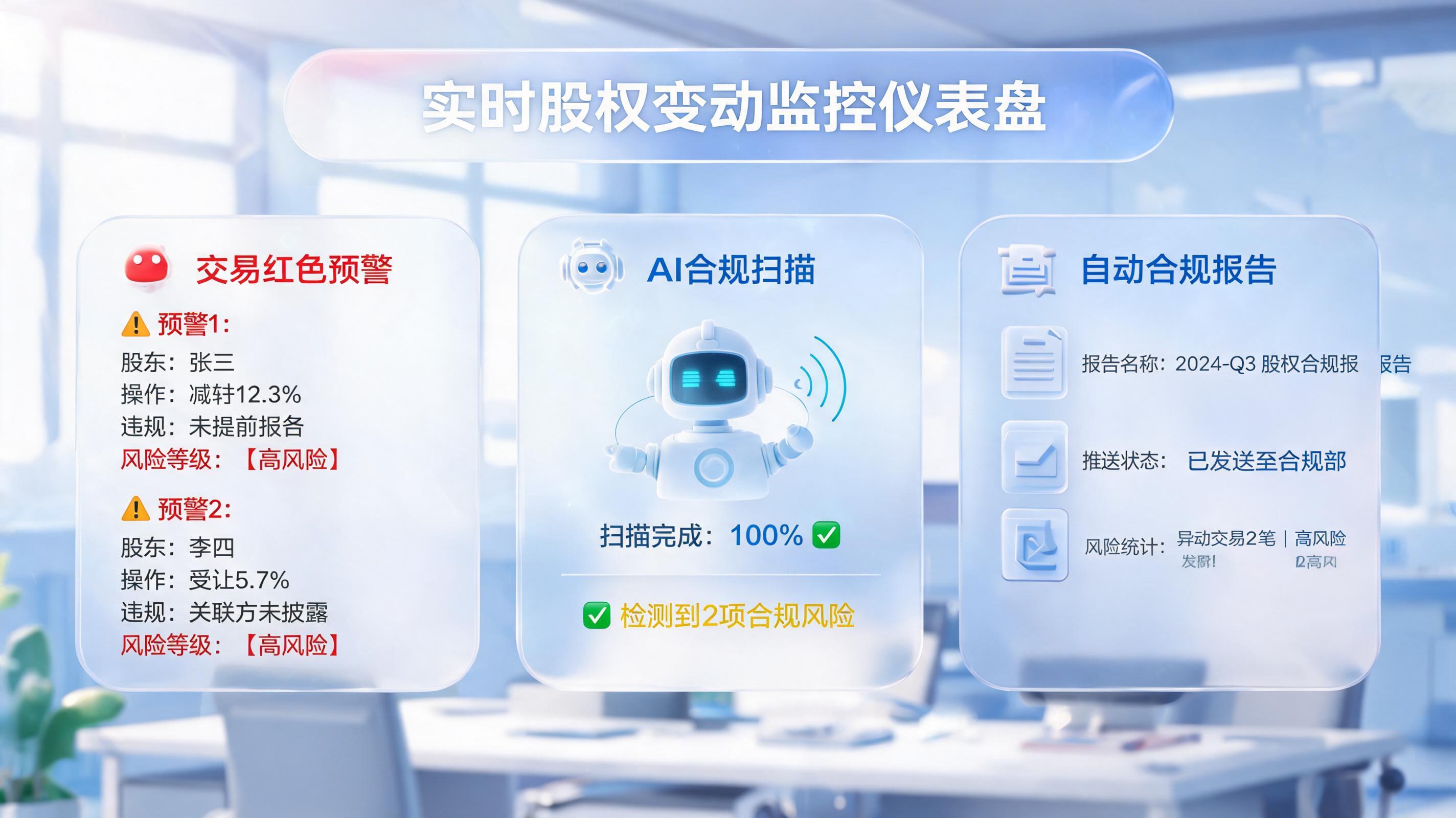 股东增减持合规，用AI自动扫描吗？