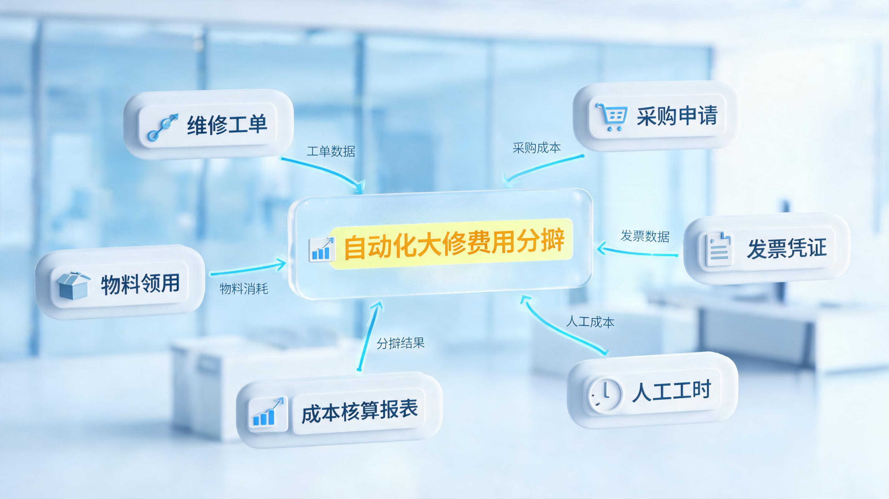 大修财务费用能否按项目自动归集？从手工对账转向业财一体化_图1