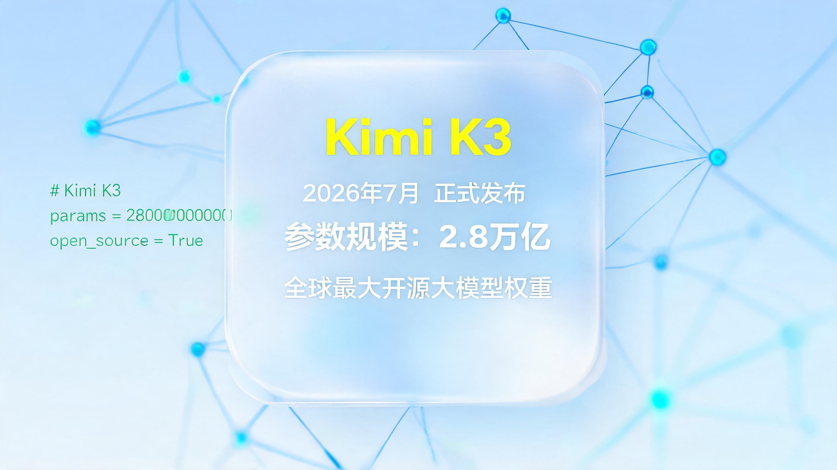 Kimi K3 什么时候发布？是开源的么？发布时间与开源状态全解析_图1