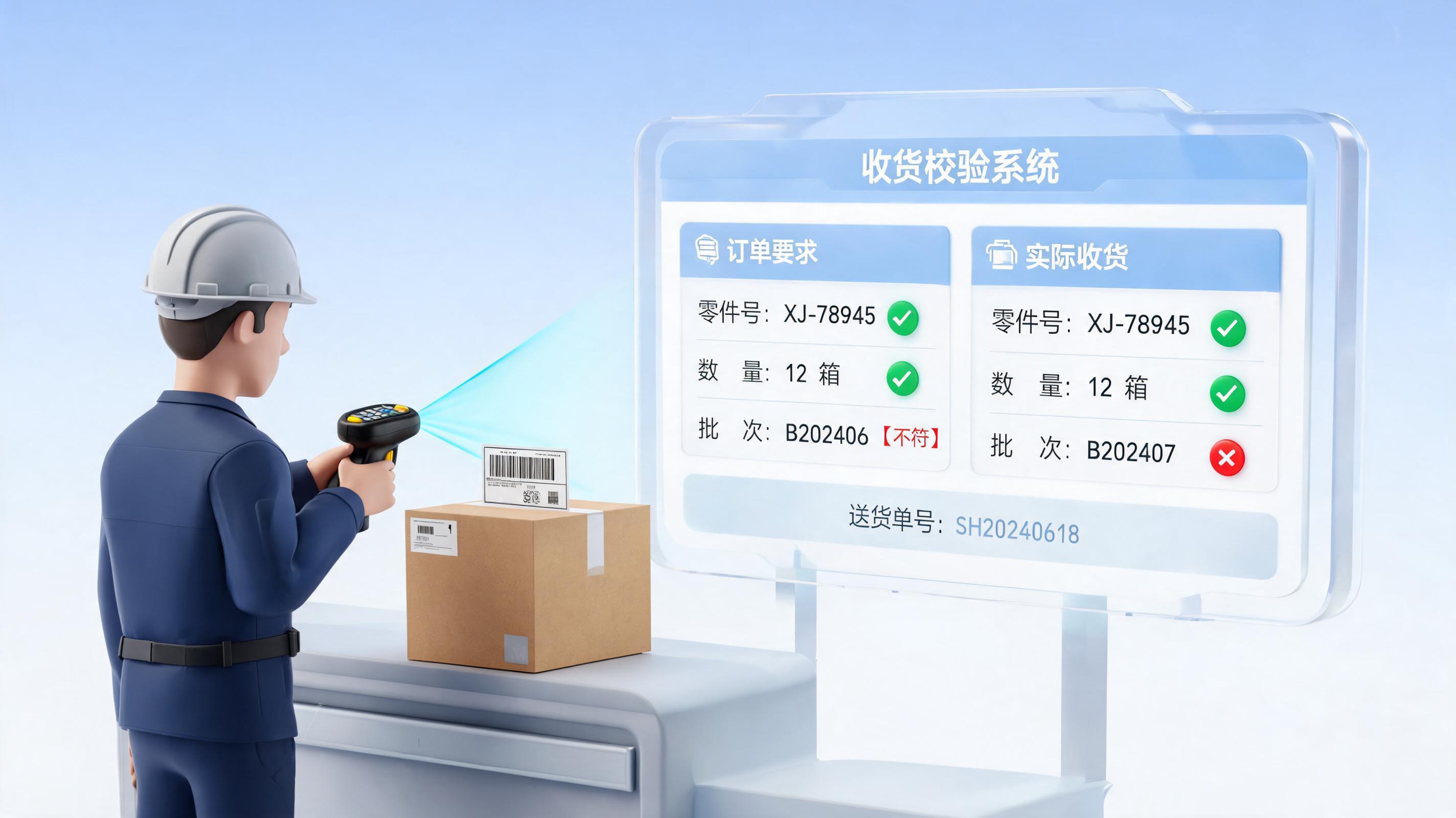 备件到货验收能否自动比对订单与实物信息？实在Agent简化人工流程_图1