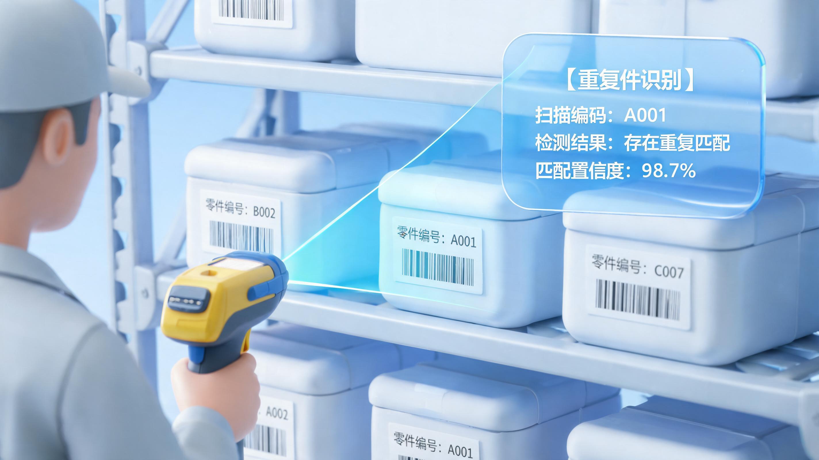 一物多码的重码备件能否被系统自动识别并合并？_图1