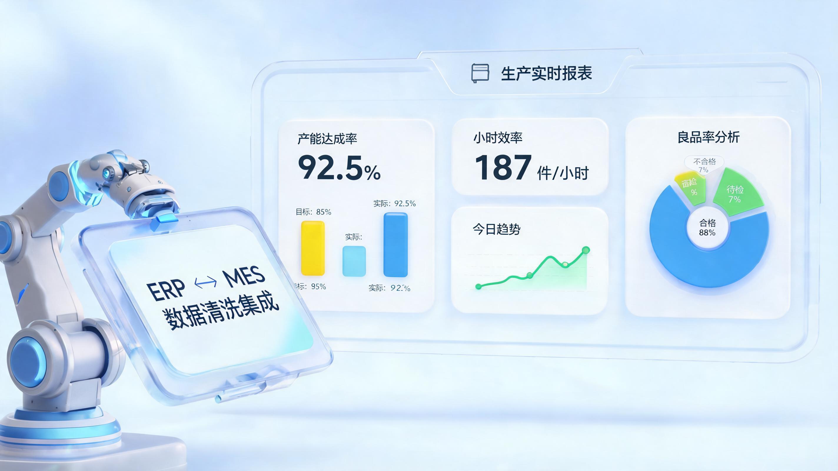 生产报工数据杂乱难以使用怎么办?制造业生产报工数据智能清洗可视化