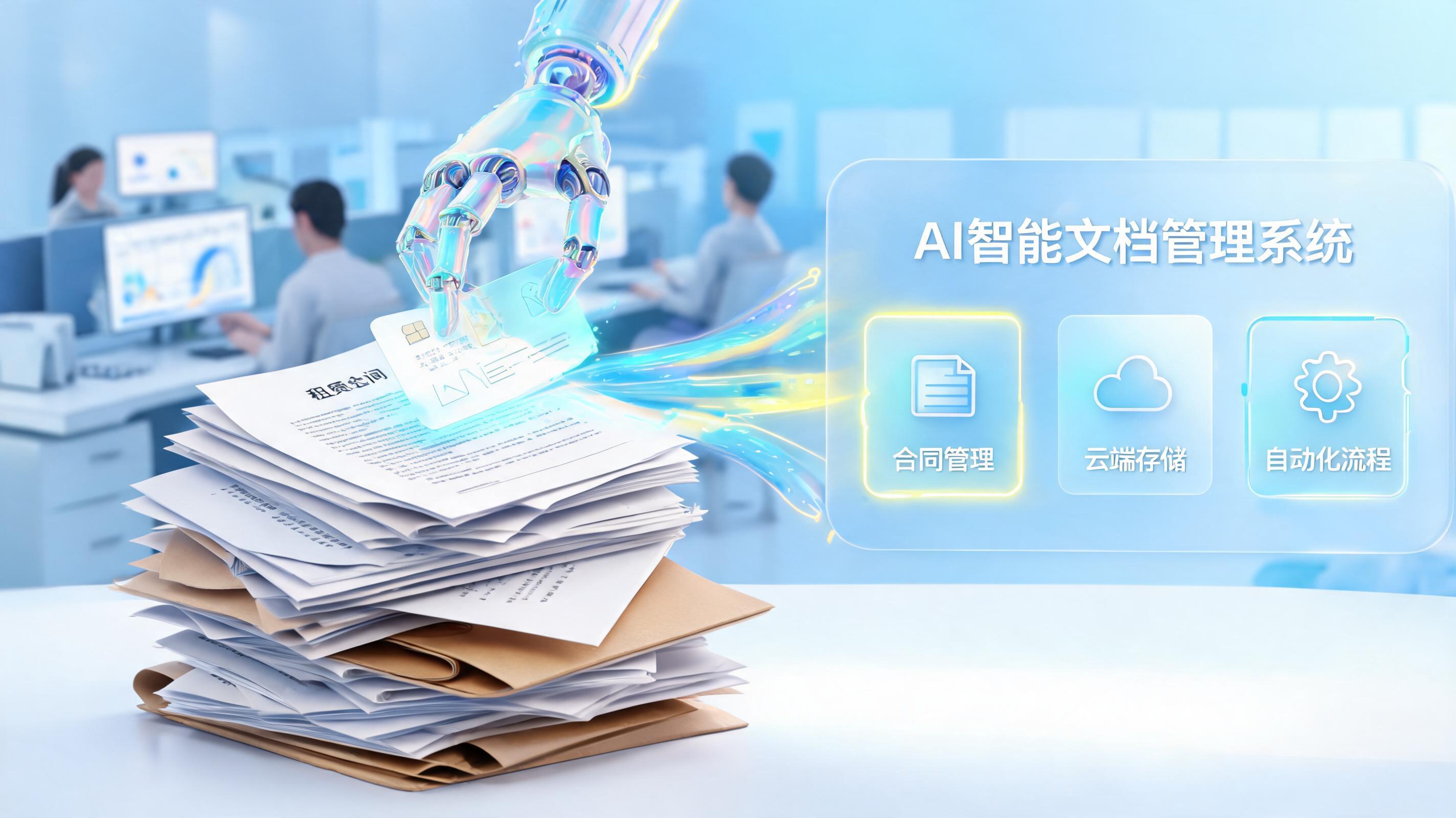合同档案整理归档工作量大?企业合同智能归档实现文档数字化管理