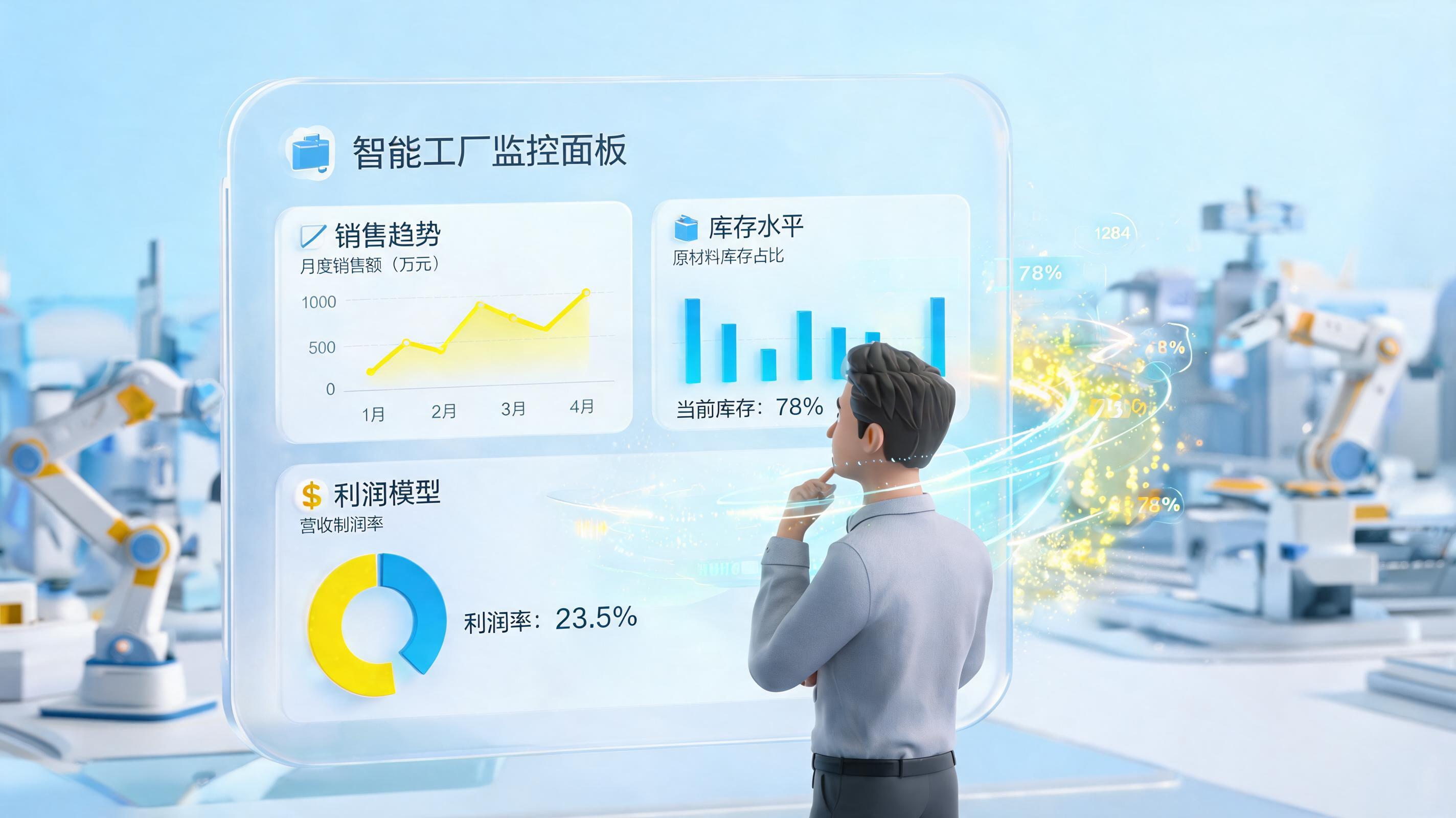 经营决策缺少可视化支撑？智能工厂数据可视化助力管理层精准决策