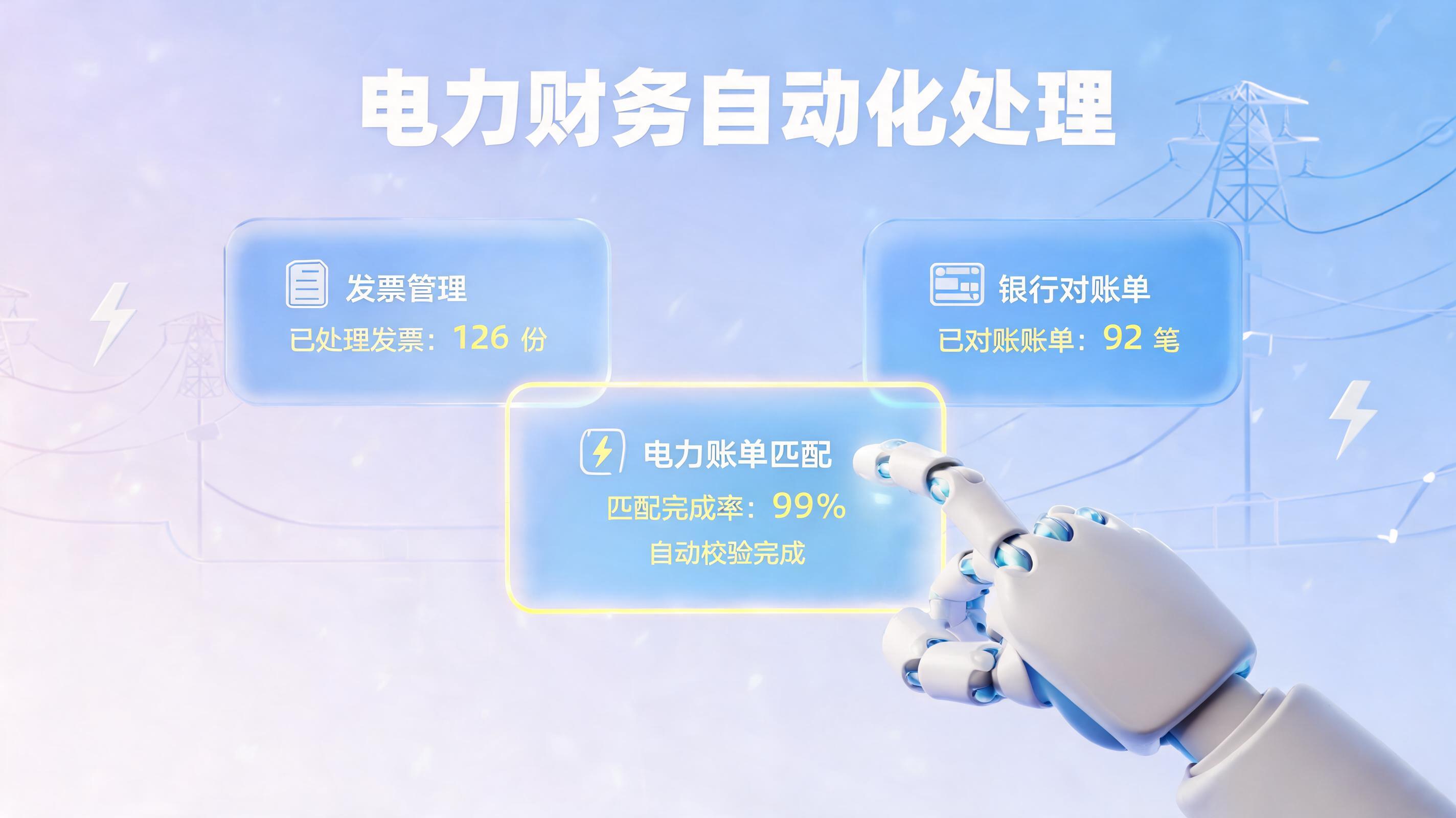 电力行业年审25万单据太沉重？数字员工如何撬动财务自动化