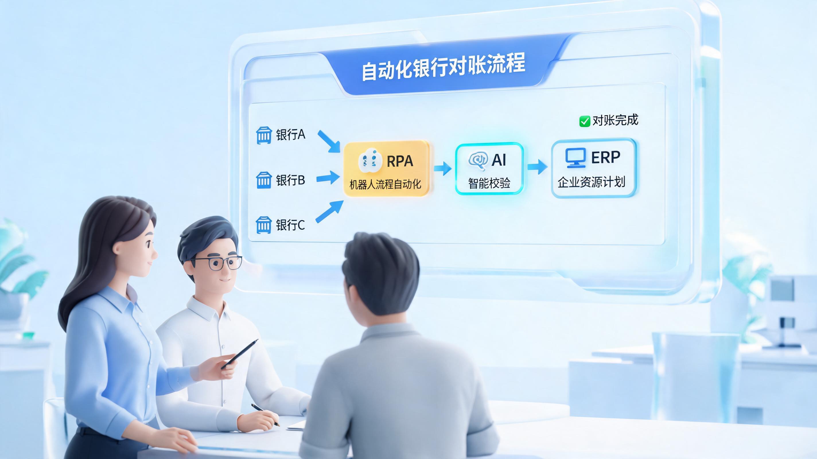 制造业银企对账效率如何提升?银企智能对账自动化建设缩减财务工时